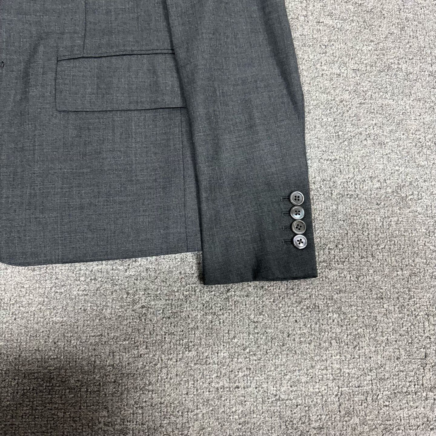 Thom Browne Thom Browne Classic Gray Wool Suit Jacket Size US XS / EU 42 / 0 - 3 Thumbnail