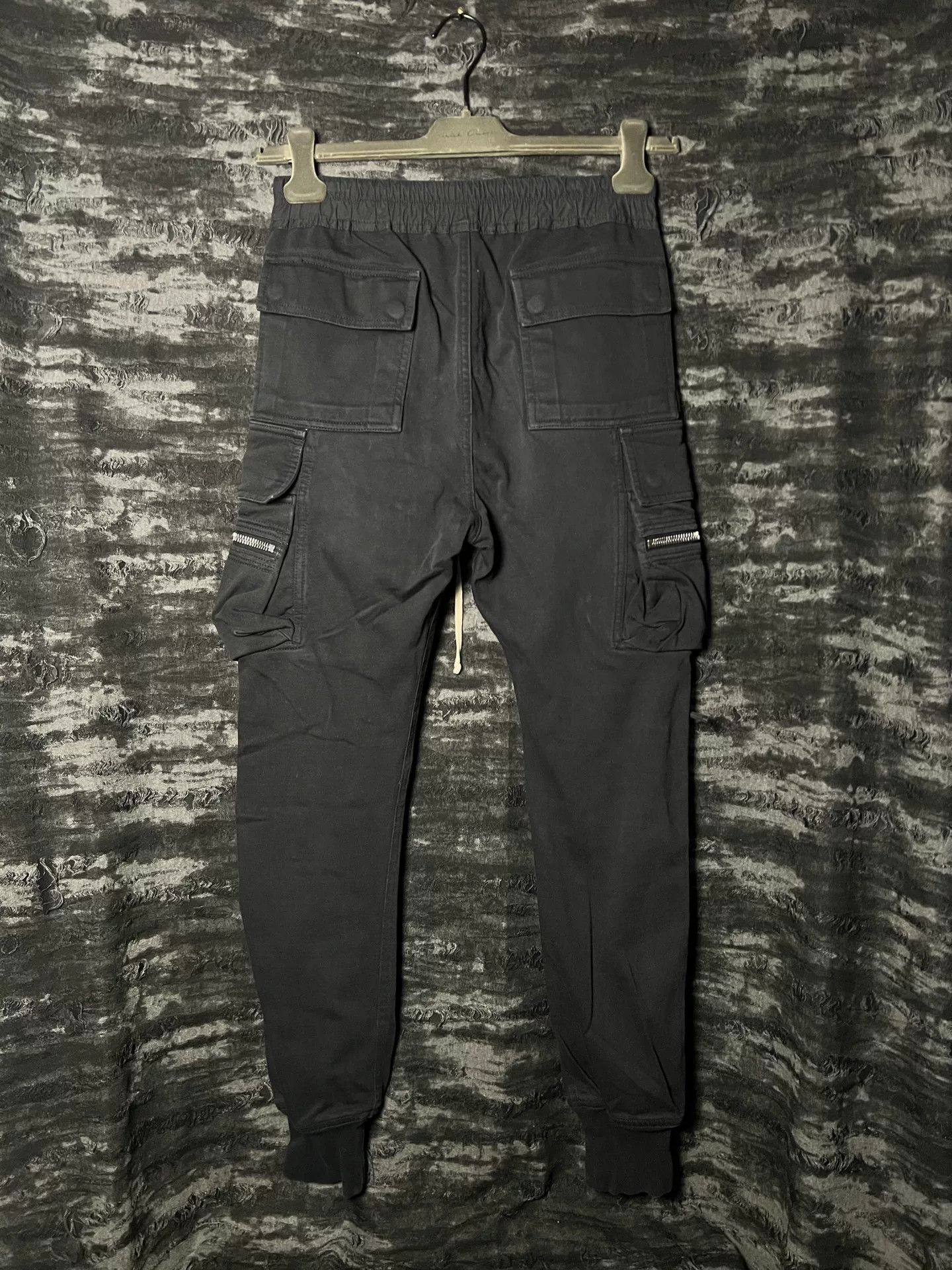 Rick Owens Rick Owens Black Cargo-Style Pants Size US 32 / EU 48 - 2 Thumbnail
