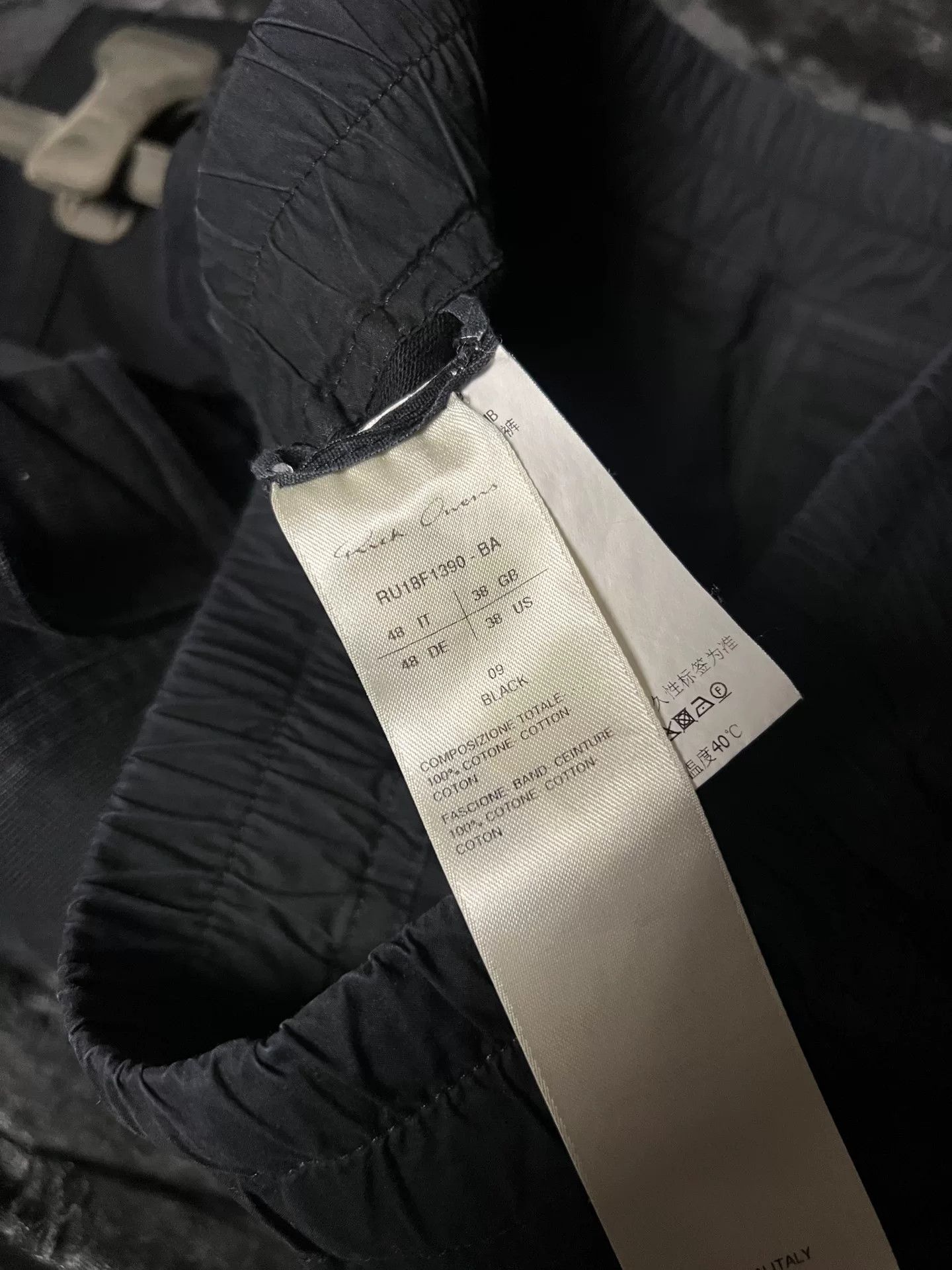 Rick Owens Rick Owens Black Cargo-Style Pants Size US 32 / EU 48 - 4 Thumbnail