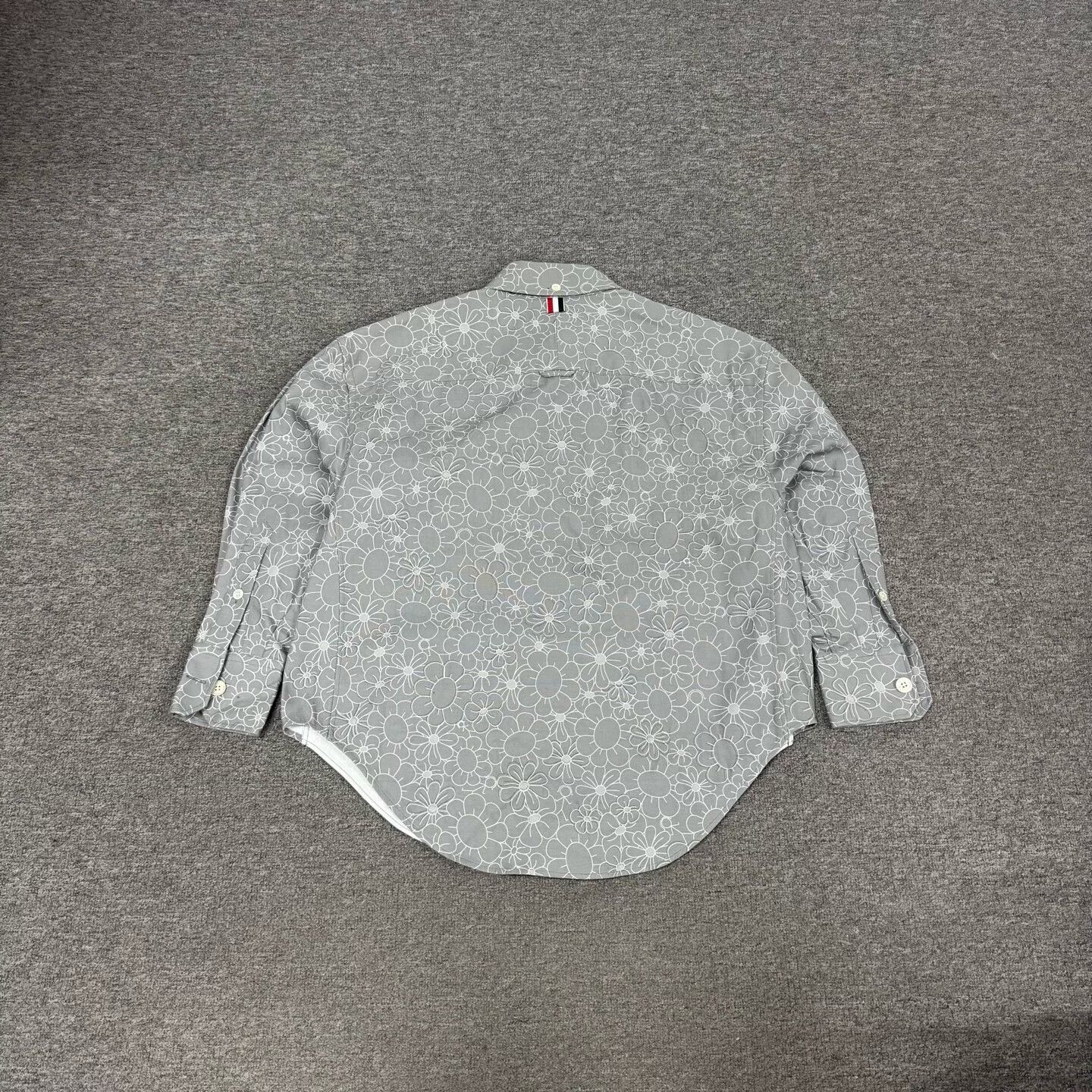 Thom Browne Thom Browne Floral Long Sleeve Shirt Size US S / EU 44-46 / 1 - 2 Thumbnail