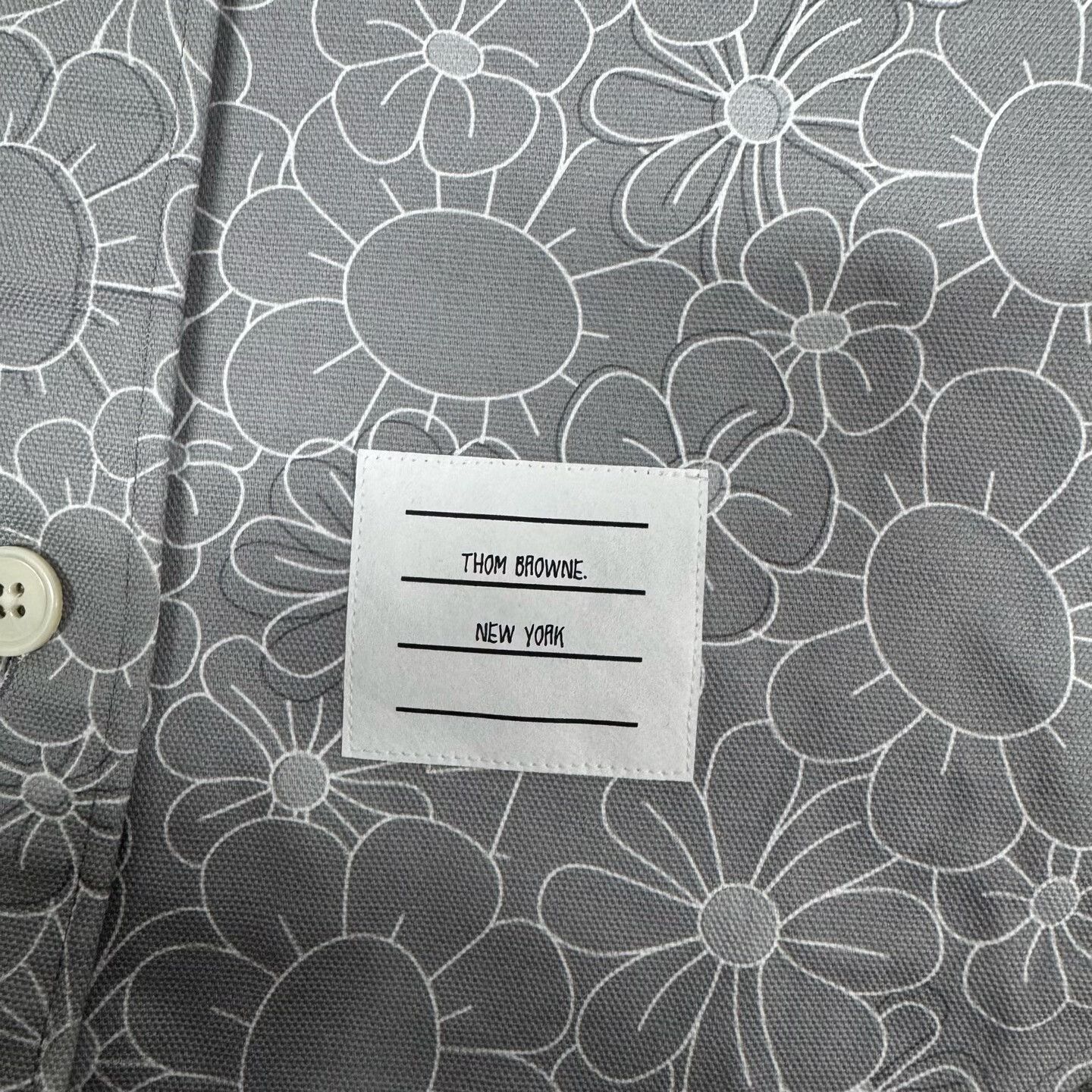 Thom Browne Thom Browne Floral Long Sleeve Shirt Size US S / EU 44-46 / 1 - 4 Thumbnail