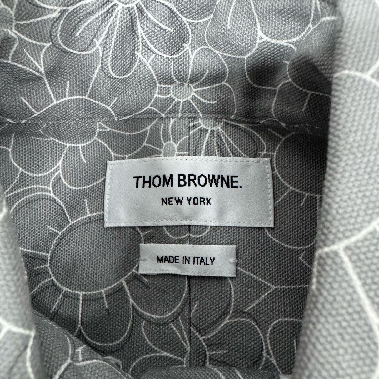 Thom Browne Thom Browne Floral Long Sleeve Shirt Size US S / EU 44-46 / 1 - 5 Thumbnail