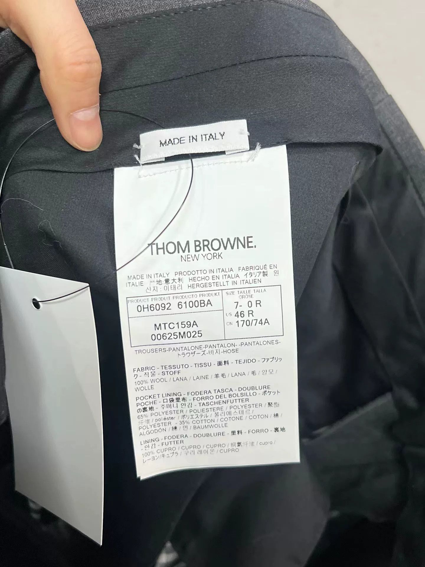 Thom Browne Thom Browne Tailored Gray Trousers Size US 30 / EU 46 - 5 Thumbnail