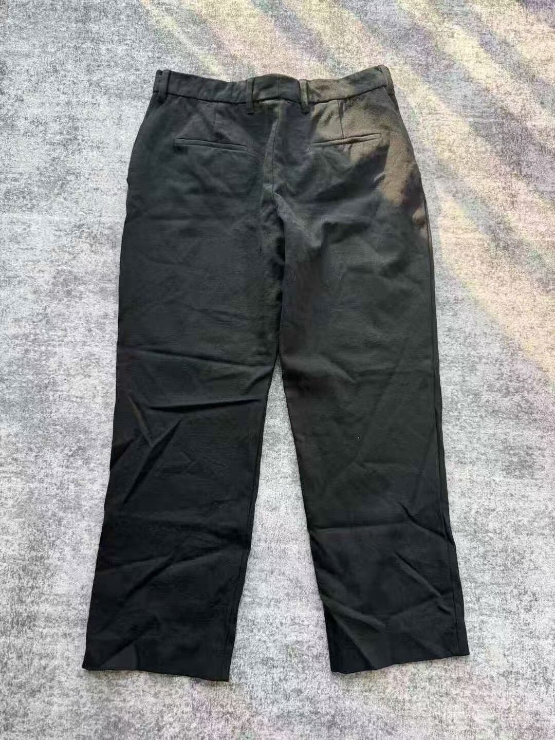 Prada Prada Black Triangle Pendant Trousers Size 42 Size US 26 / EU 42 - 2 Thumbnail