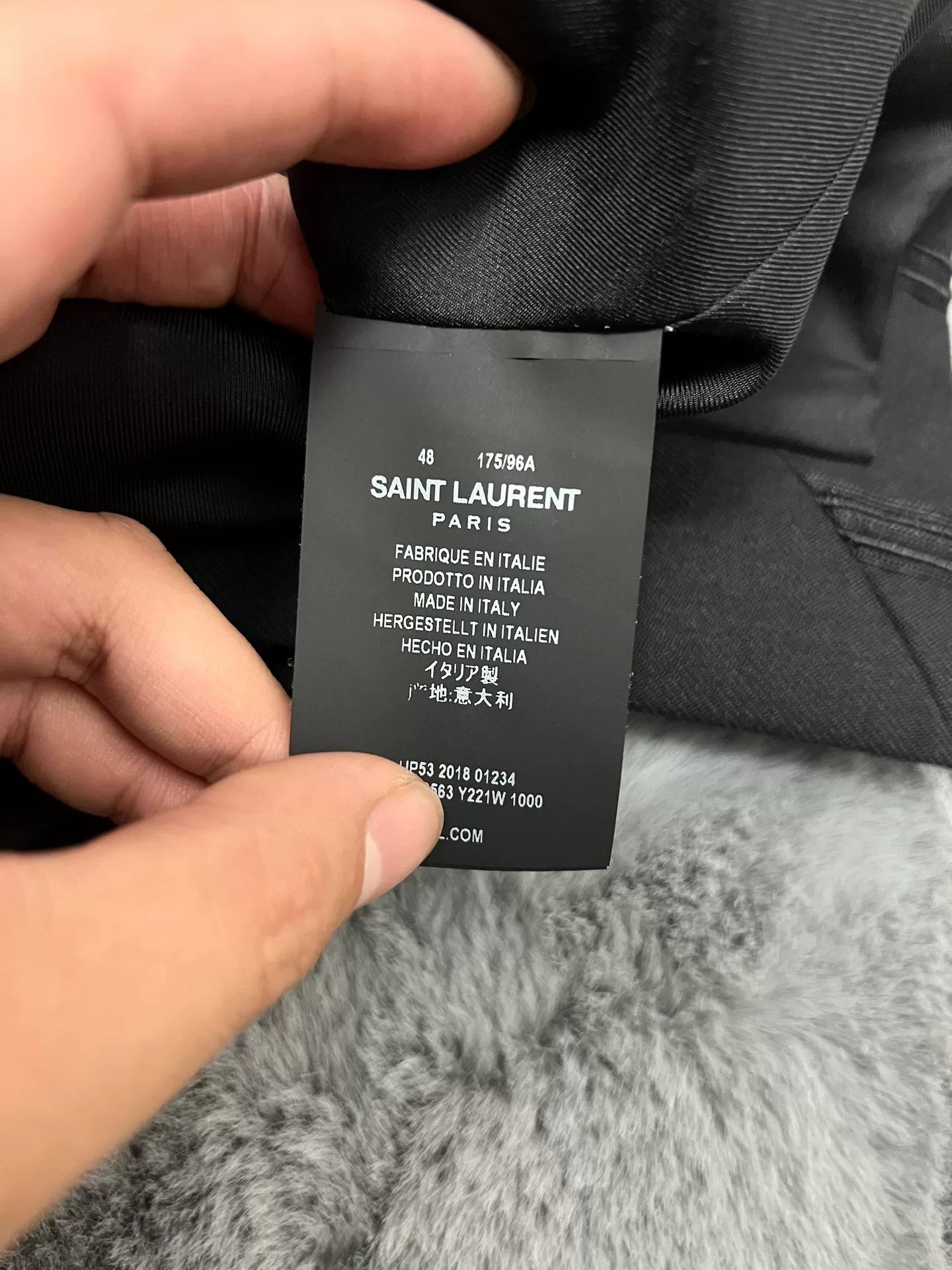 Saint Laurent Paris Saint Laurent Black Double-Breasted Blazer Size US M / EU 48-50 / 2 - 5 Thumbnail