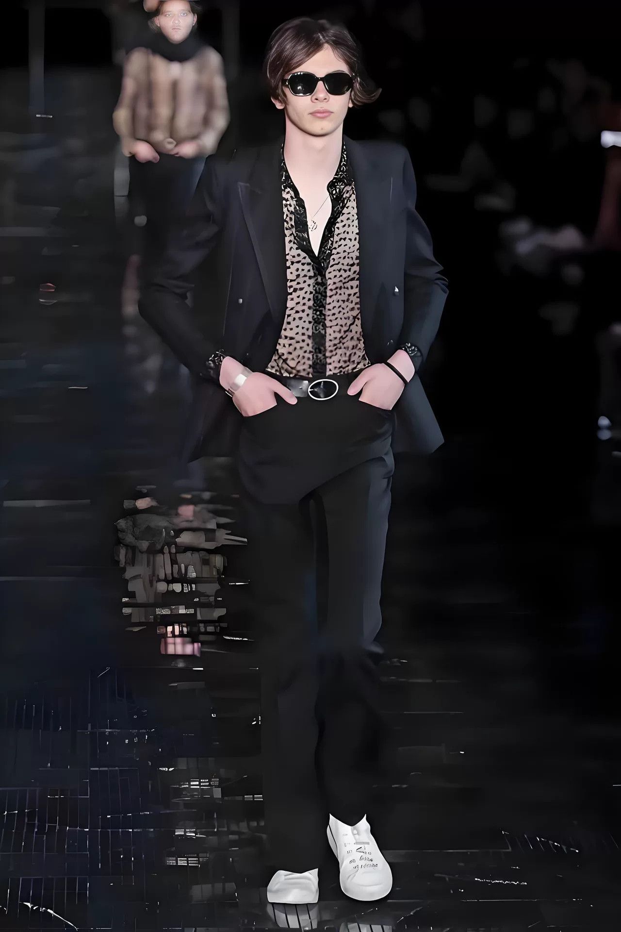 Saint Laurent Paris Saint Laurent Black Double-Breasted Blazer Size US M / EU 48-50 / 2 - 6 Thumbnail