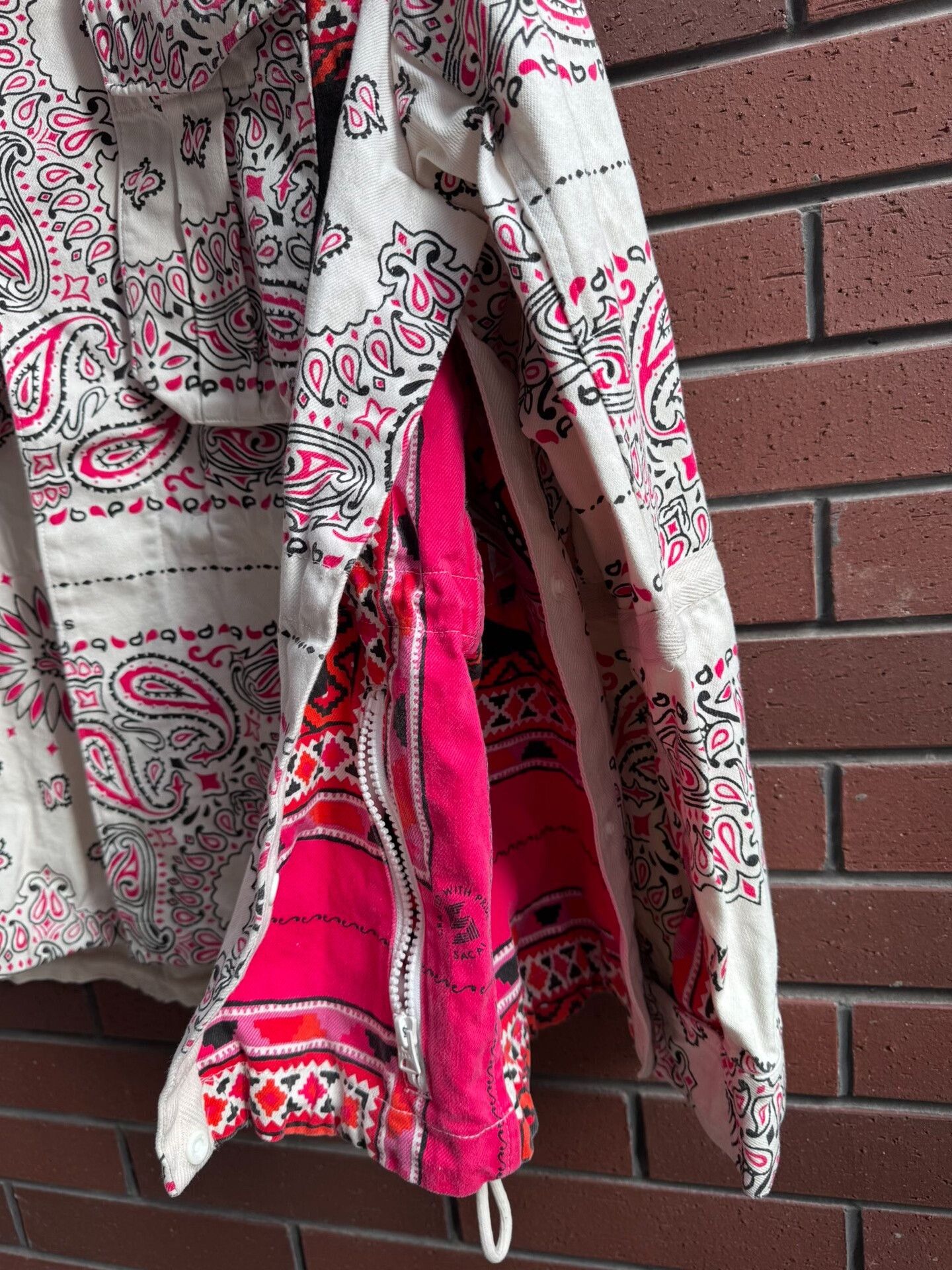 Sacai Sacai Paisley Print Shirt Jacket Size US L / EU 52-54 / 3 - 2 Thumbnail