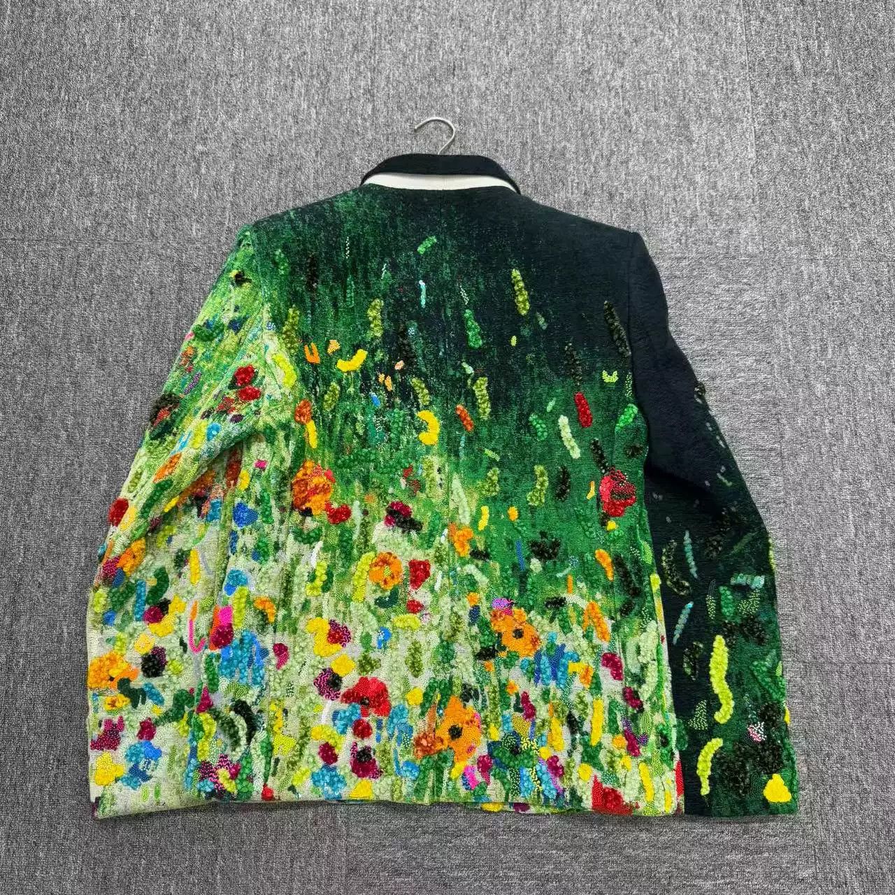 Louis Vuitton Louis Vuitton Floral Pattern Suit Jacket Size US S / EU 44-46 / 1 - 4 Thumbnail