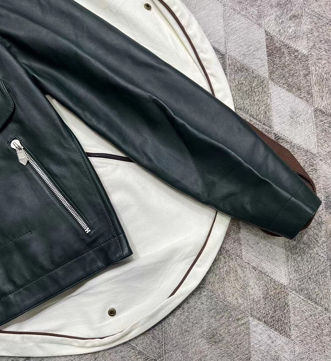 Hermes Hermes Men's Leather Jacket 22AW Size US M / EU 48-50 / 2 - 4 Thumbnail