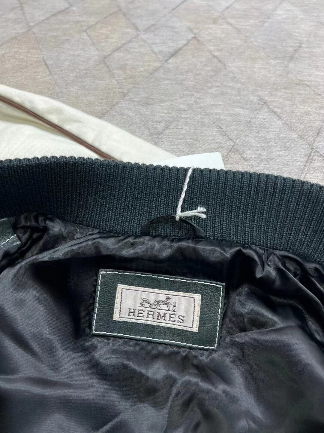 Hermes Hermes Men's Leather Jacket 22AW Size US M / EU 48-50 / 2 - 7 Thumbnail