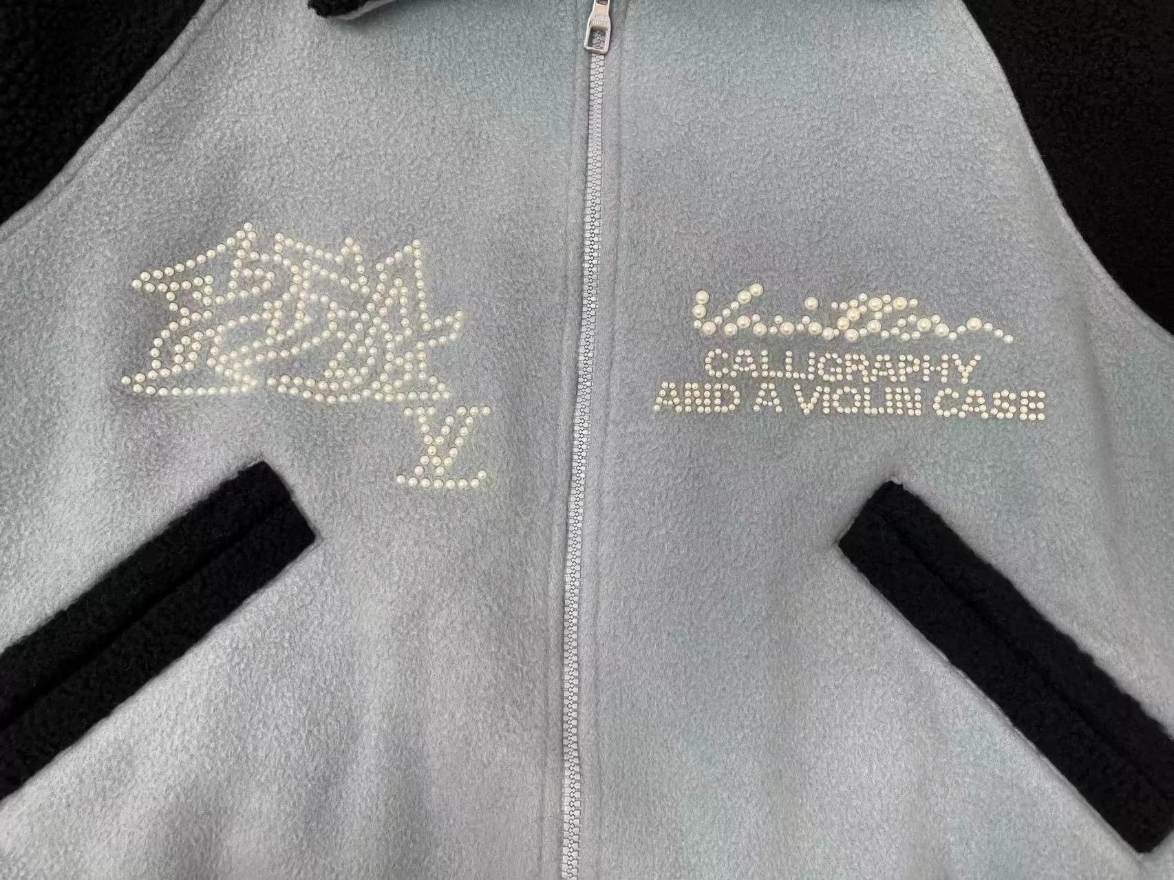 Louis Vuitton Louis Vuitton Blue Baseball Jacket for Men Size US M / EU 48-50 / 2 - 5 Thumbnail
