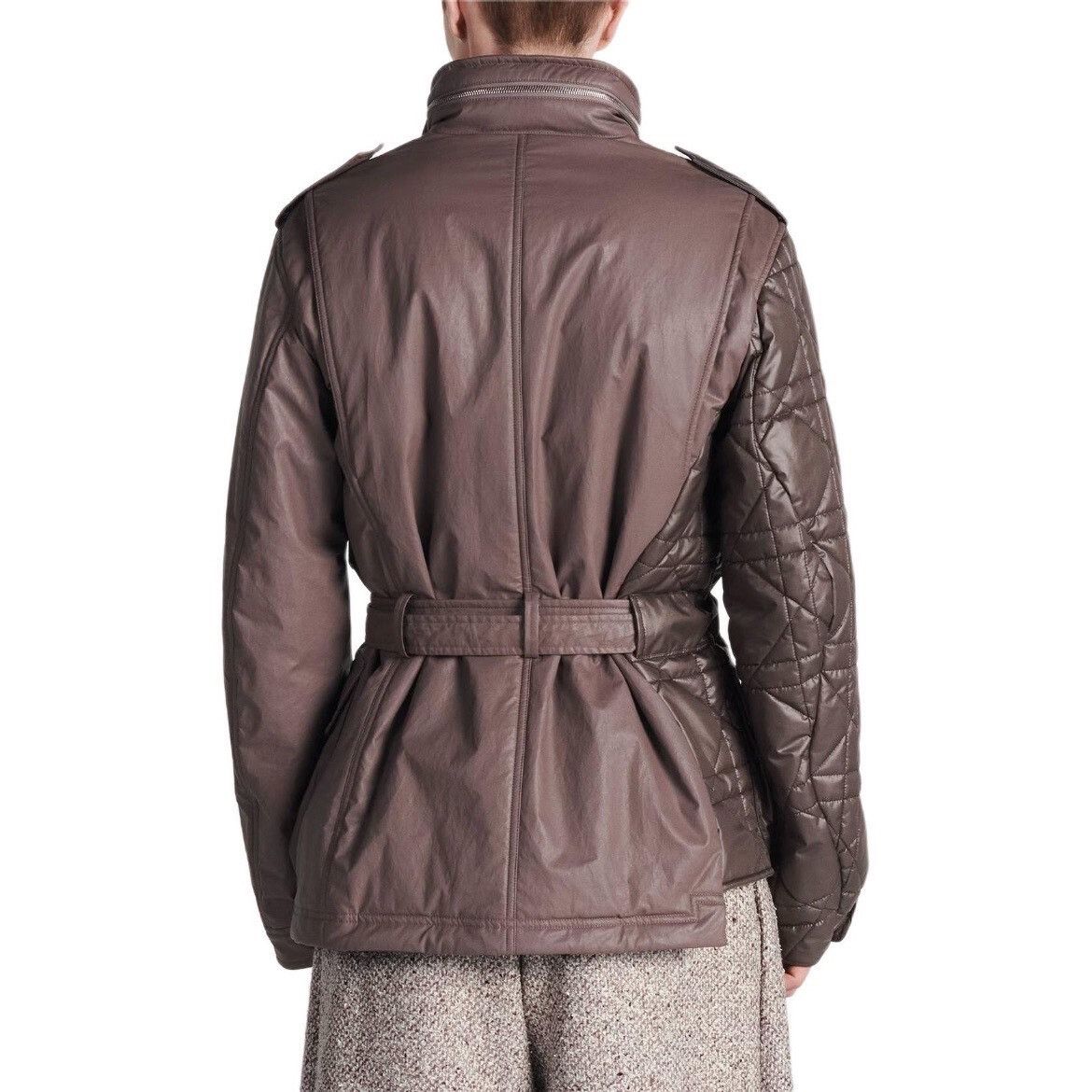 Dior Dior Asymmetrical Dark Brown Jacket for Men Size US M / EU 48-50 / 2 - 2 Thumbnail