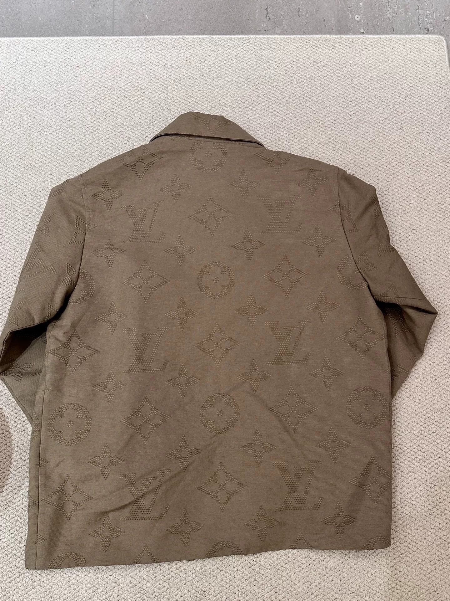 Louis Vuitton Louis Vuitton Monogram Embossed Jacket Size 50 Size US M / EU 48-50 / 2 - 5 Thumbnail