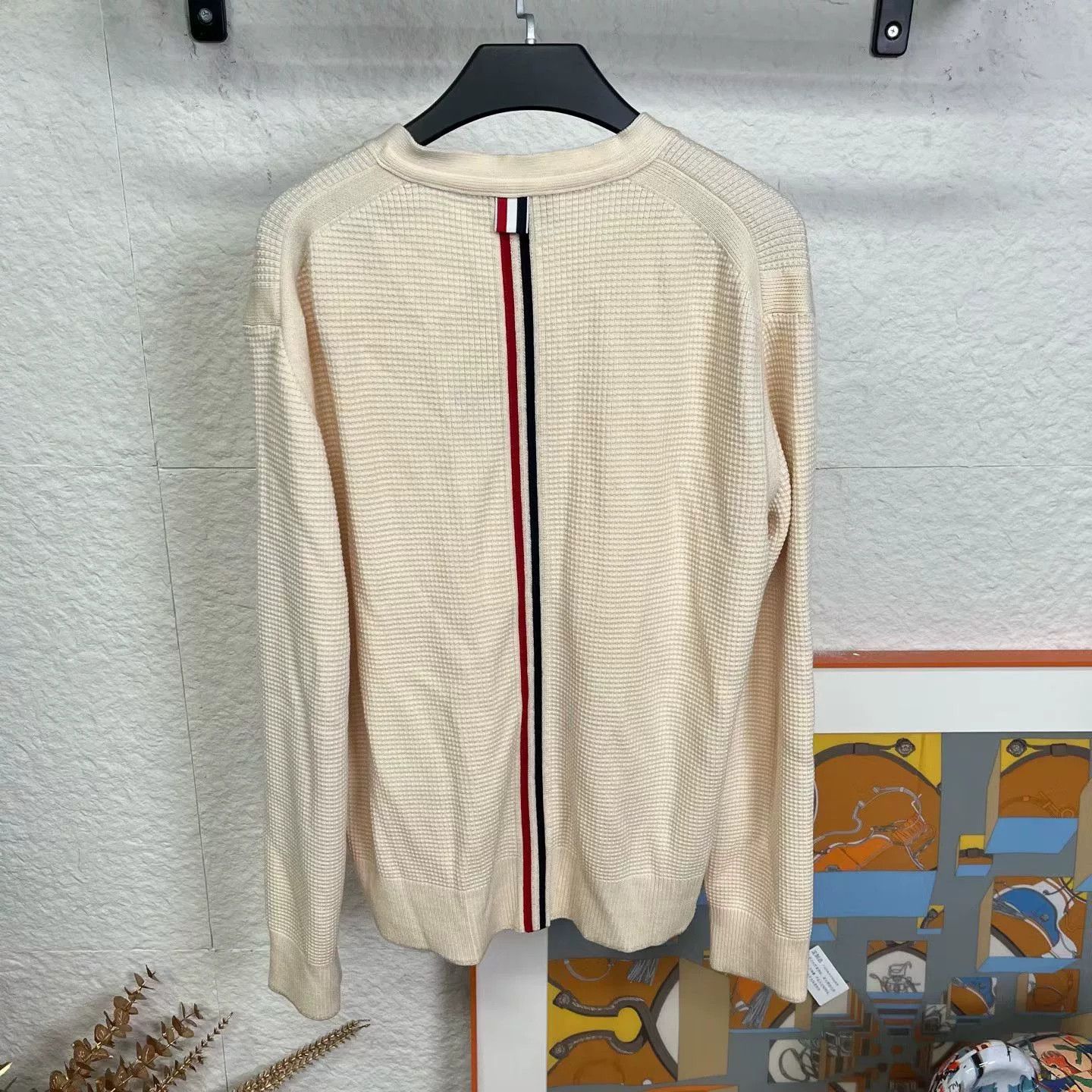 Thom Browne Thom Browne Striped Knitted Cardigan Size US S / EU 44-46 / 1 - 2 Thumbnail