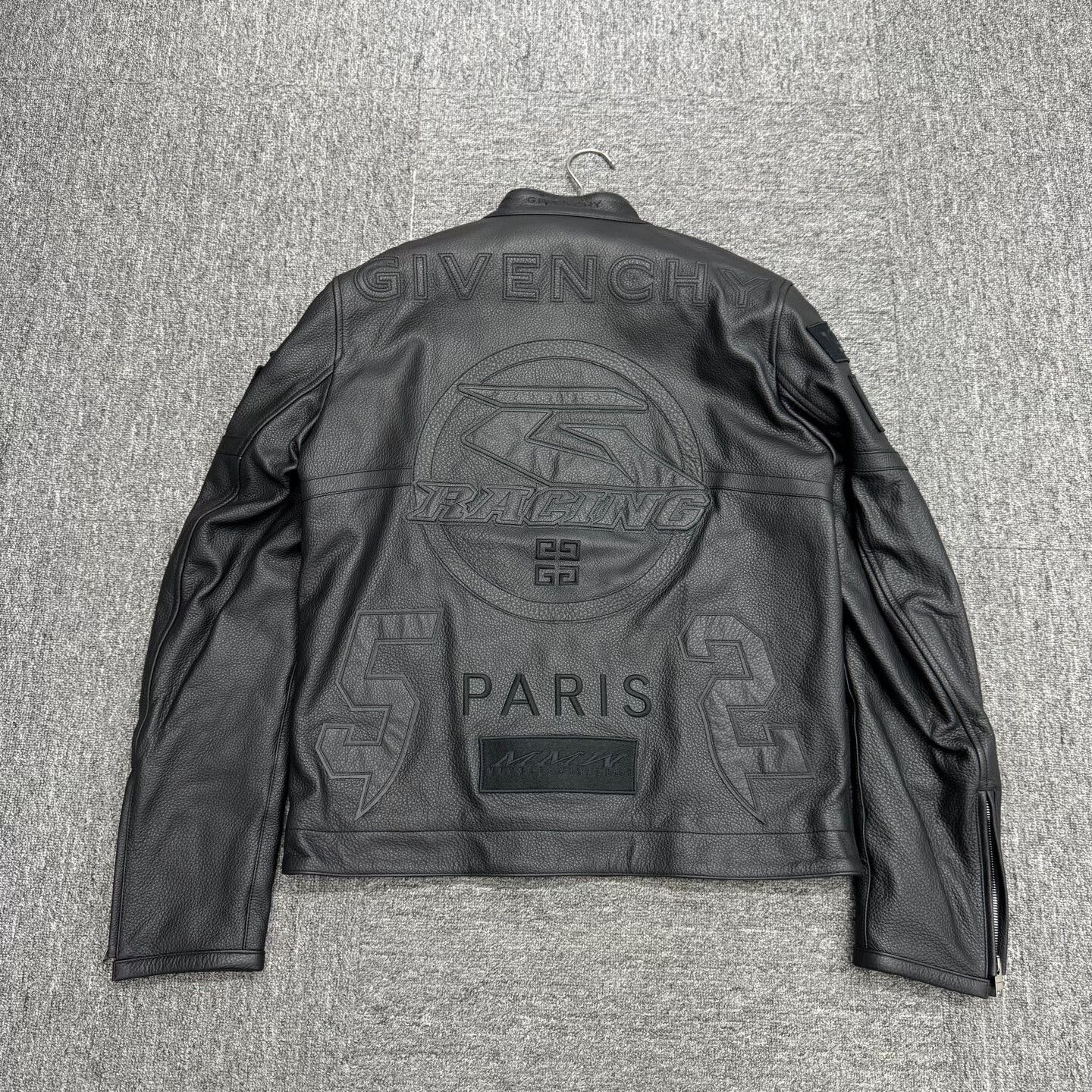 Givenchy Givenchy Black Leather Racing Jacket Size US M / EU 48-50 / 2 - 5 Thumbnail