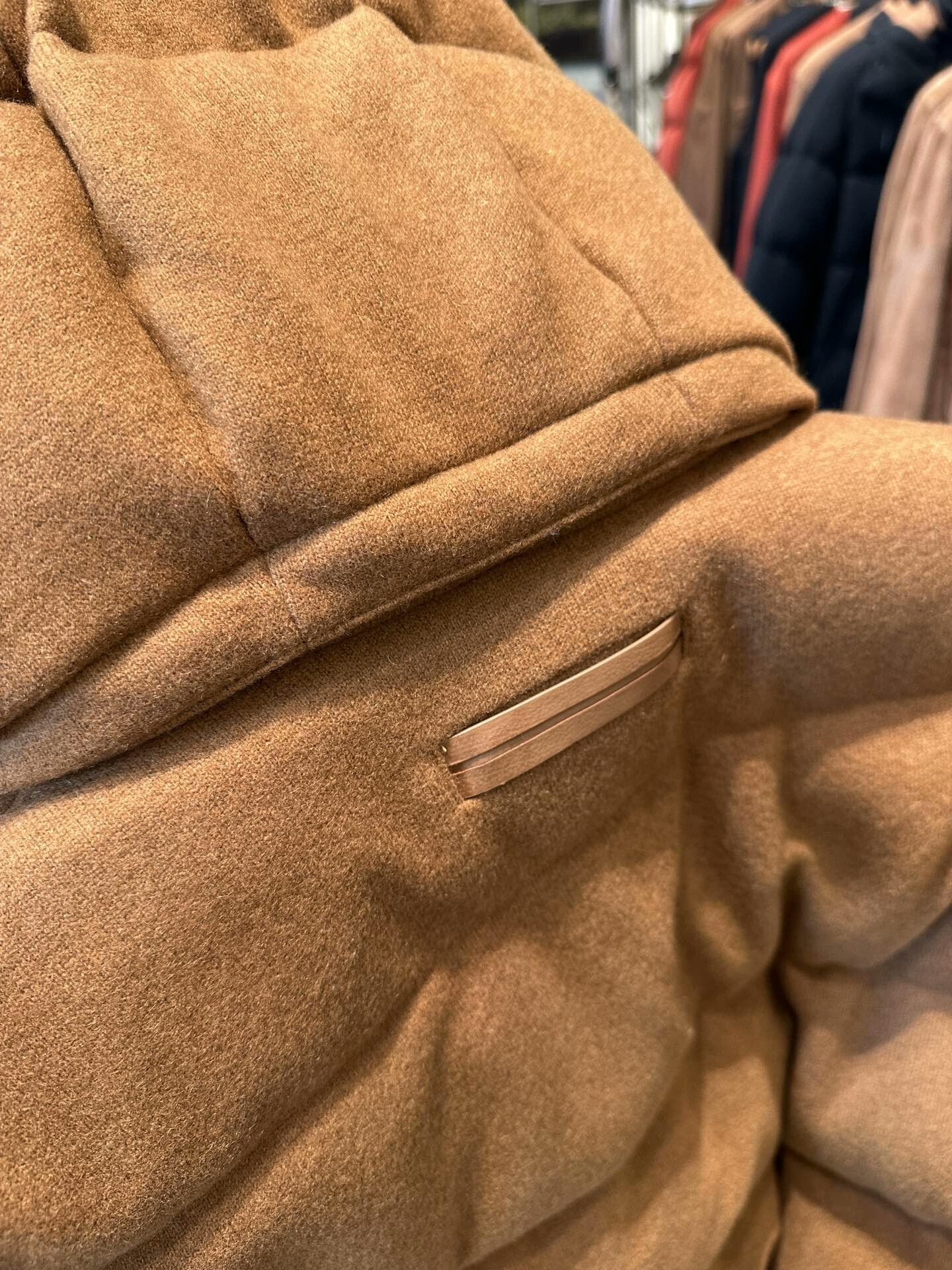 Ermenegildo Zegna Zegna Brown Cashmere Puffer Jacket for Men Size US M / EU 48-50 / 2 - 6 Thumbnail