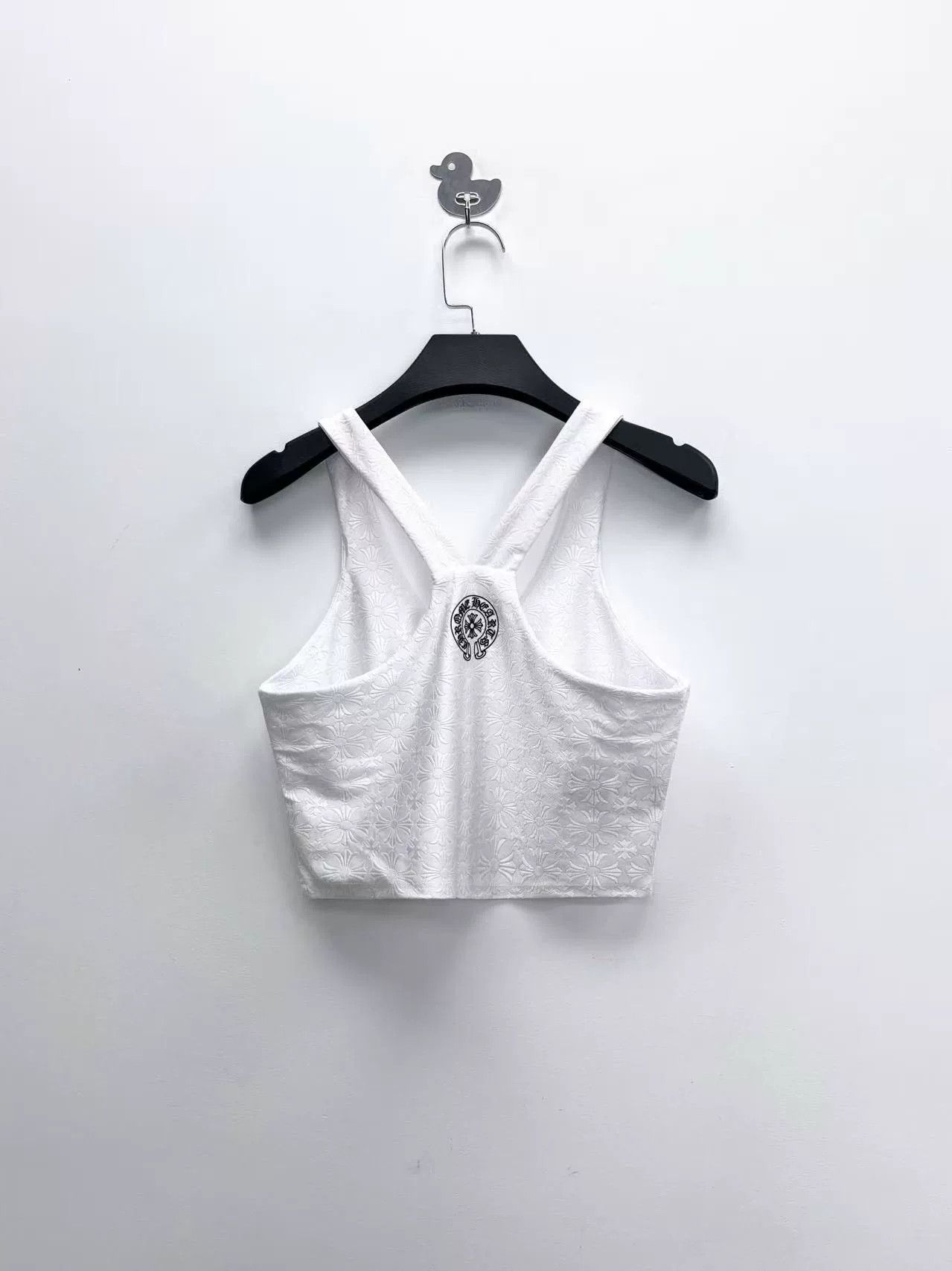 Chrome Hearts Chrome Hearts White Cropped Tank Top Size M / US 6-8 / IT 42-44 - 2 Thumbnail