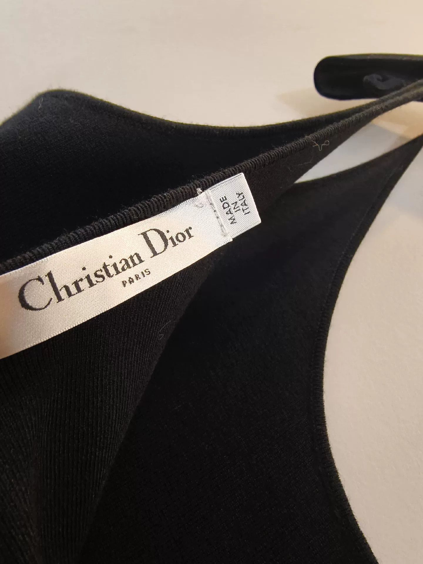 Dior Dior Black Slip Dress with Thin Straps Size M / US 6-8 / IT 42-44 - 7 Thumbnail