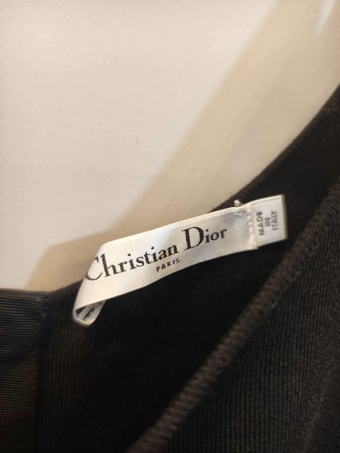 Dior Dior Black Slip Dress with Thin Straps Size M / US 6-8 / IT 42-44 - 2 Thumbnail