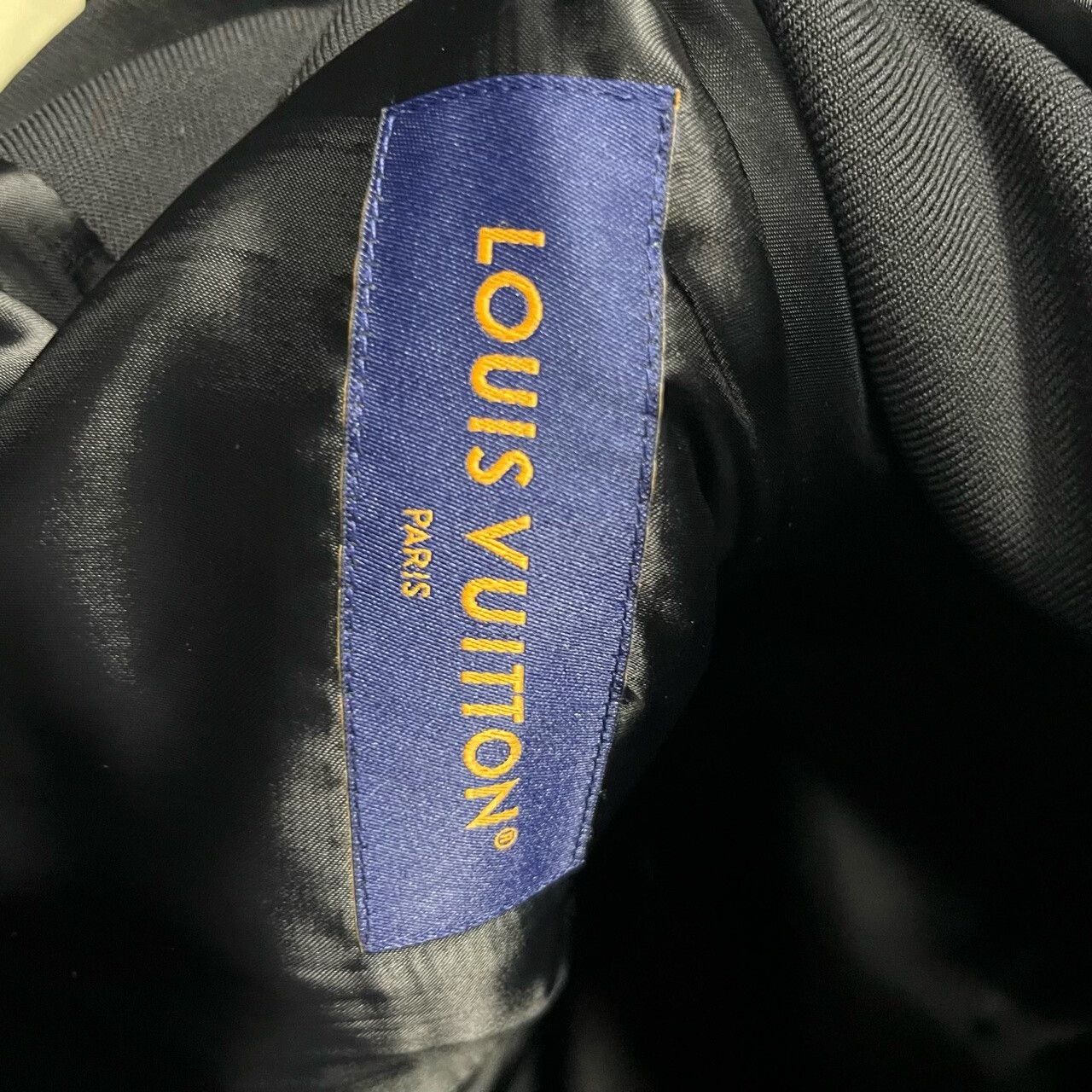 Louis Vuitton Louis Vuitton Black Wool Logo Jacket Size US M / EU 48-50 / 2 - 5 Thumbnail