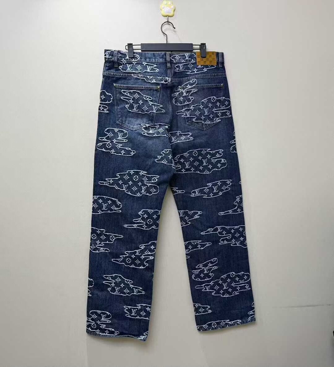 Louis Vuitton Louis Vuitton Cloud Logo Jeans Size US 34 / EU 50 - 5 Thumbnail