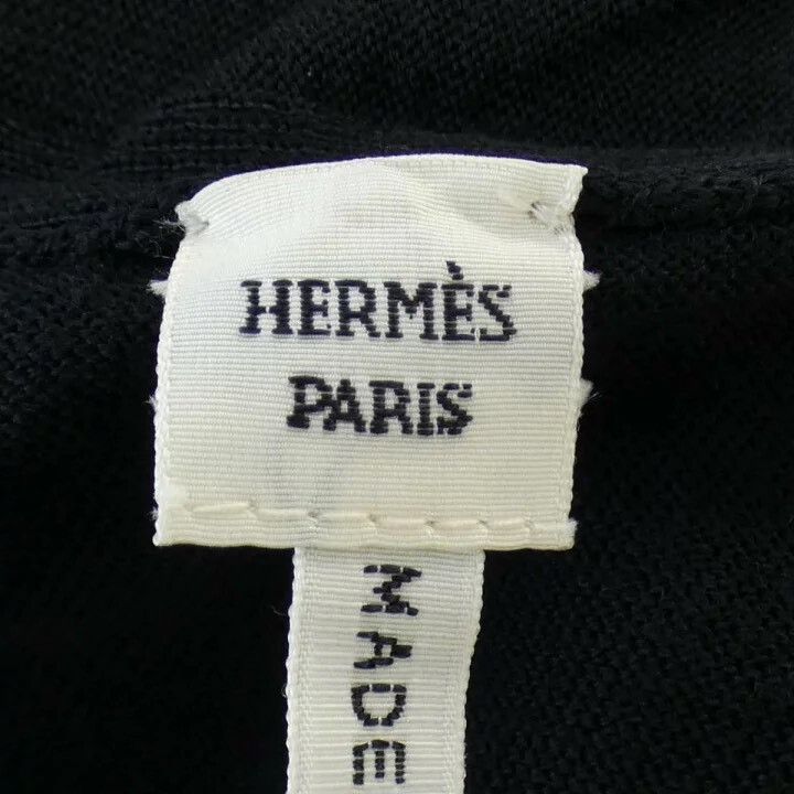 Hermes Hermes Wool Scarf Collar Sleeveless Top Size S / US 4 / IT 40 - 4 Thumbnail
