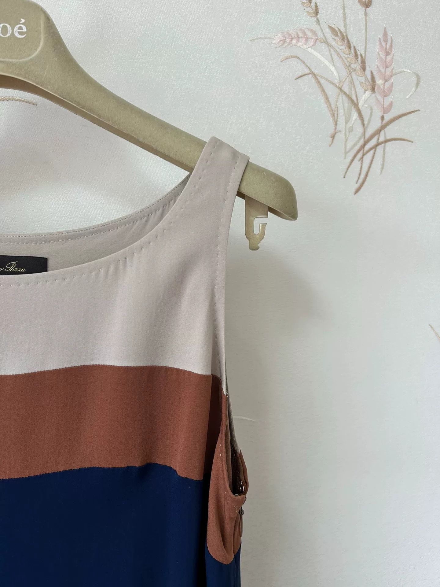 Loro Piana Loro Piana Color Block Silk Dress Size M / US 6-8 / IT 42-44 - 4 Thumbnail