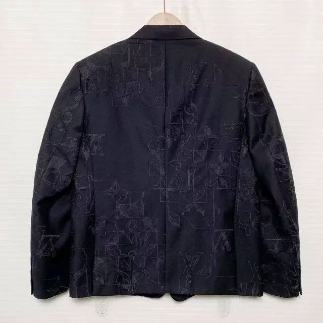 Louis Vuitton Louis Vuitton Wool Blazer with Embossed Patterns Size US L / EU 52-54 / 3 - 2 Thumbnail