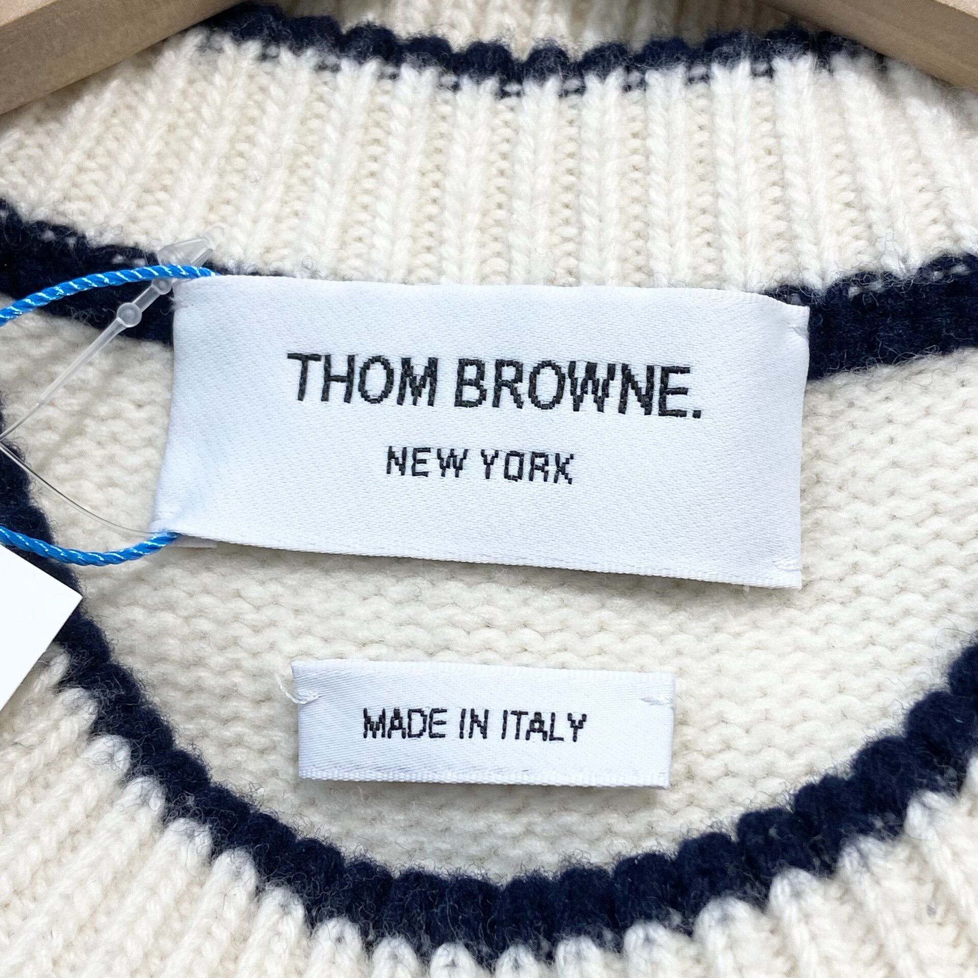 Thom Browne Thombrowne Cream Knitted Sailboat Vest Size US M / EU 48-50 / 2 - 3 Thumbnail