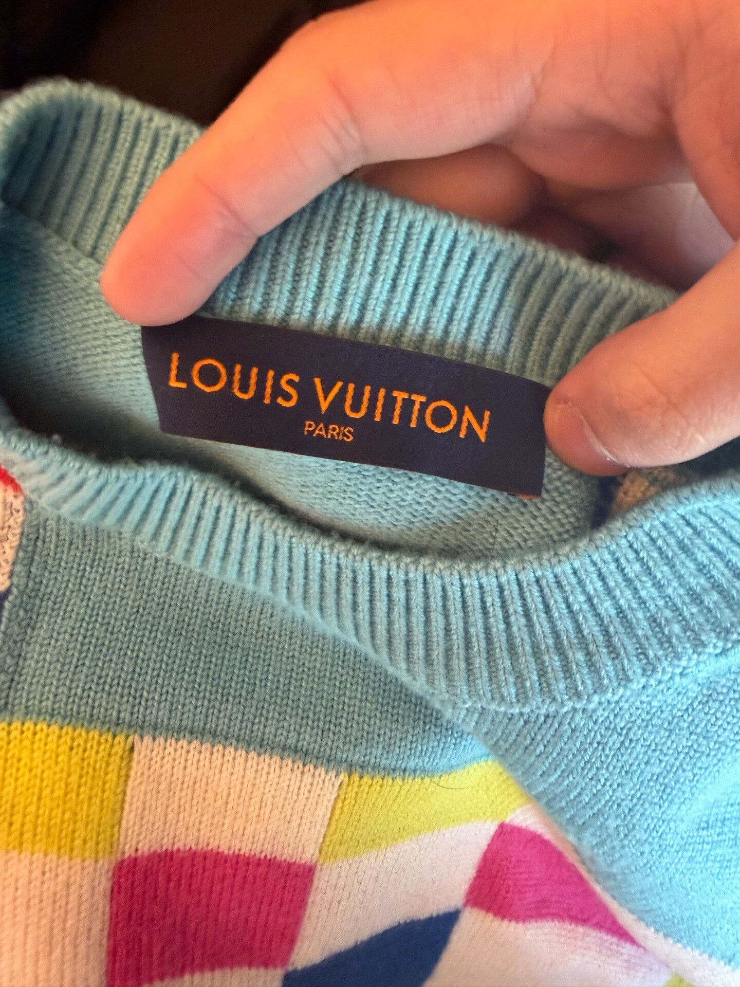 Louis Vuitton Louis Vuitton Colorful Knit Sweater Size US M / EU 48-50 / 2 - 2 Thumbnail