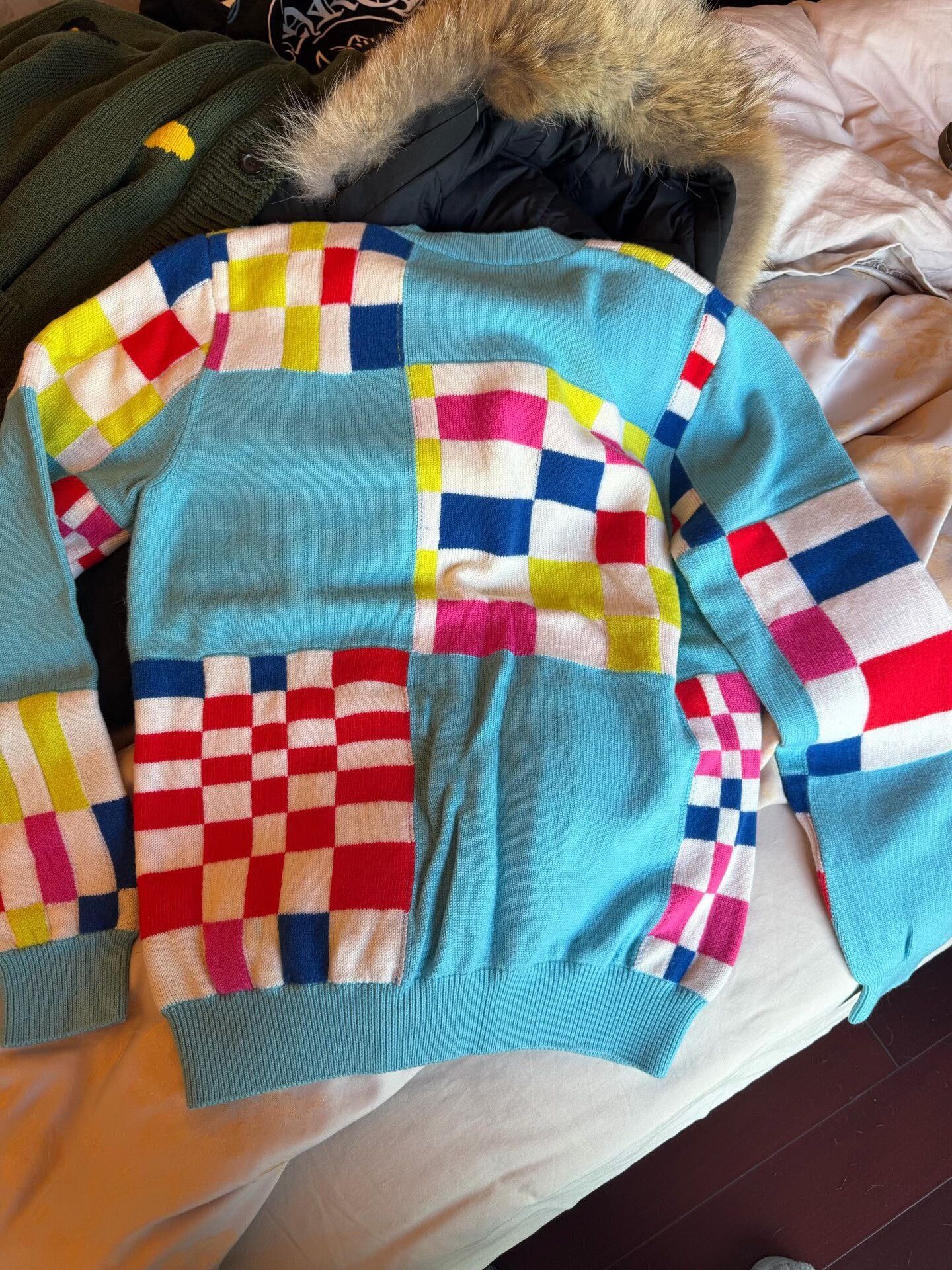 Louis Vuitton Louis Vuitton Colorful Knit Sweater Size US M / EU 48-50 / 2 - 4 Thumbnail