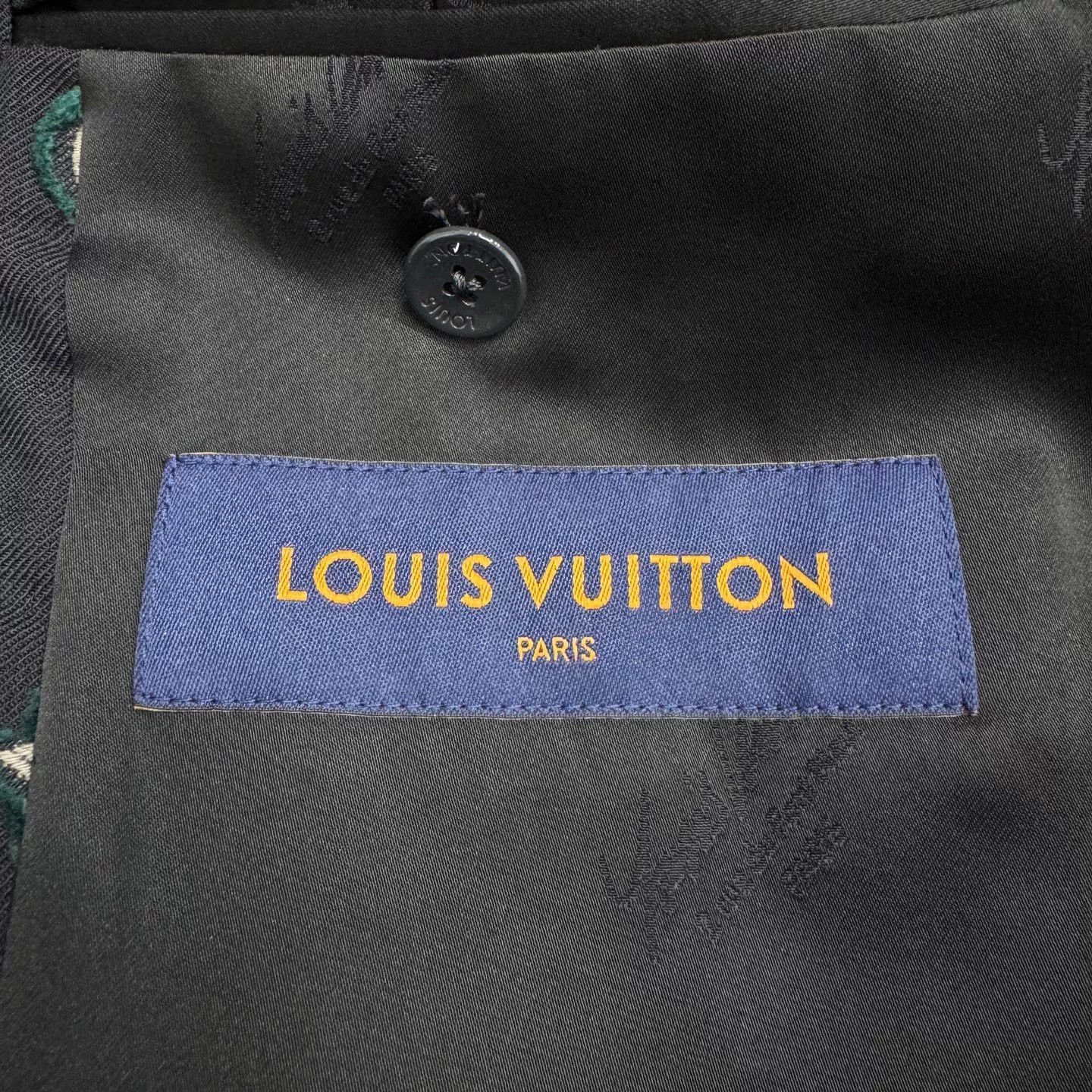 Louis Vuitton Louis Vuitton Embroidered Wool Blazer Size US L / EU 52-54 / 3 - 2 Thumbnail
