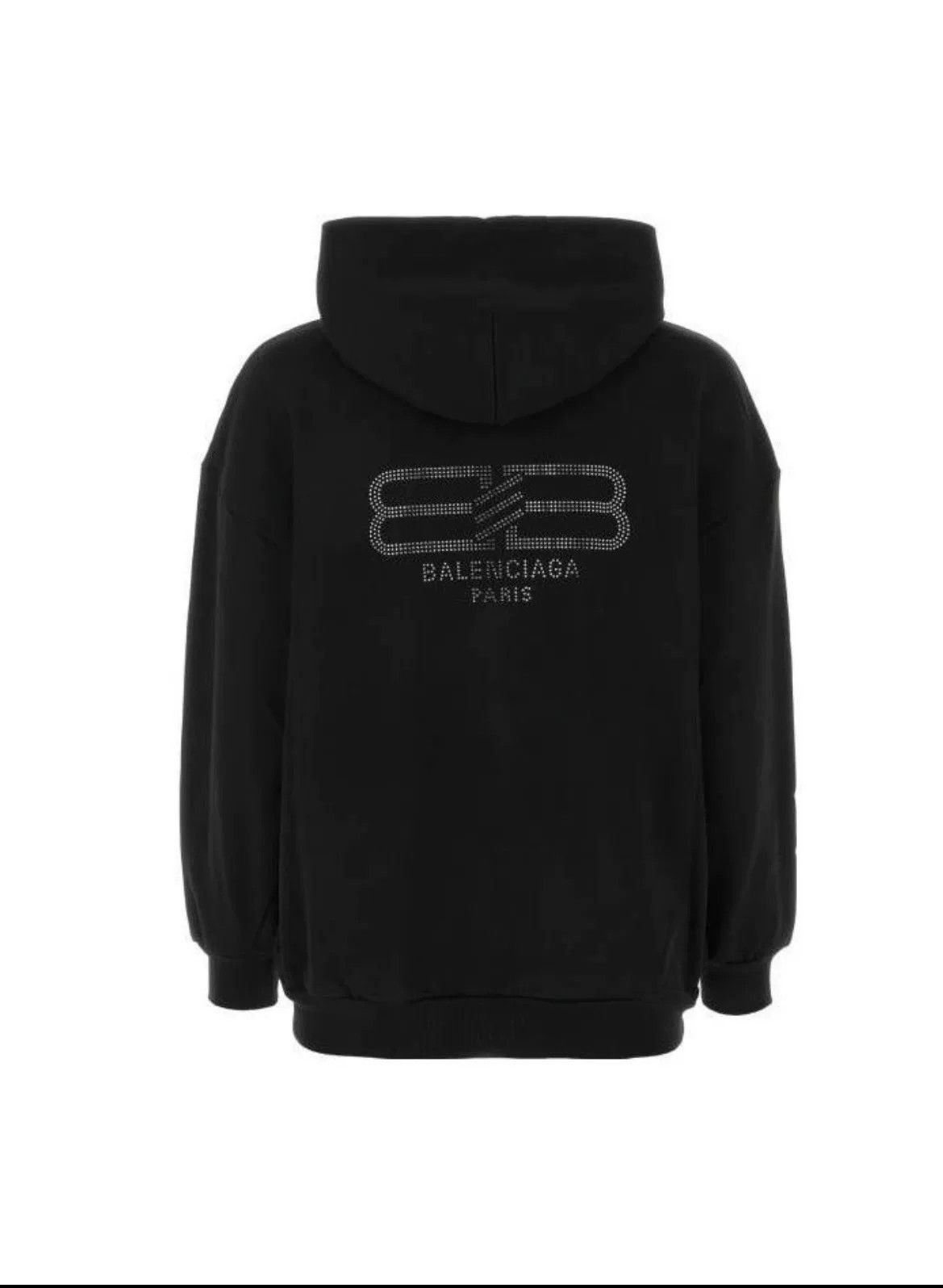 Balenciaga Balenciaga Black Zip-Up Hooded Sweatshirt Size US S / EU 44-46 / 1 - 2 Thumbnail