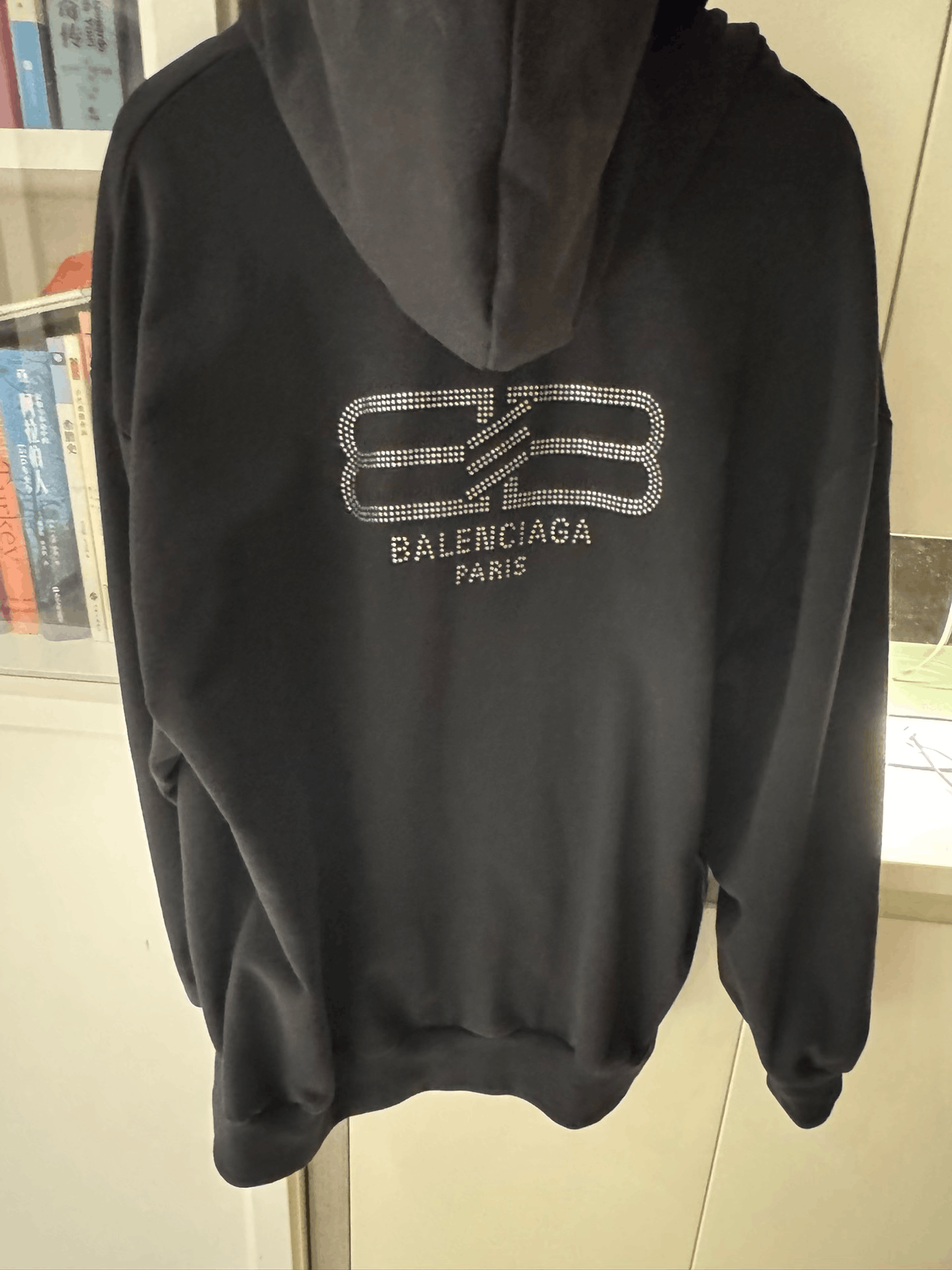 Balenciaga Balenciaga Black Zip-Up Hooded Sweatshirt Size US S / EU 44-46 / 1 - 8 Thumbnail