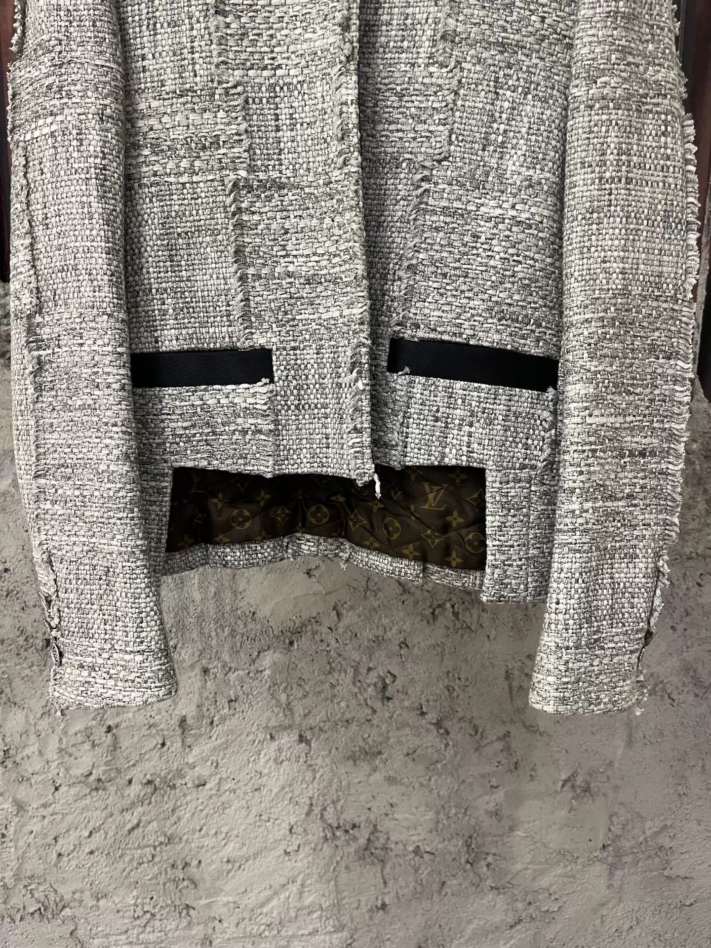 Louis Vuitton Louis Vuitton Tweed Outerwear Jacket Size 36 Size XS / US 0-2 / IT 36-38 - 4 Thumbnail