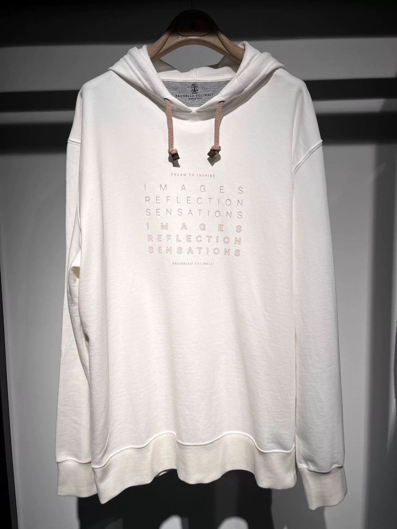 Brunello Cucinelli Brunello Cucinelli White Hooded Sweatshirt Size US S / EU 44-46 / 1 - 2 Thumbnail