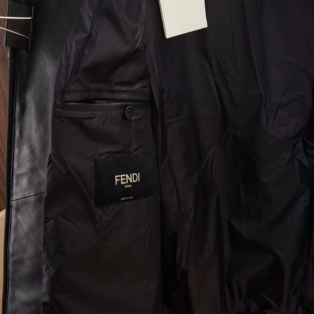 Fendi Fendi Men's Teddy Coat in Black Size US L / EU 52-54 / 3 - 7 Thumbnail