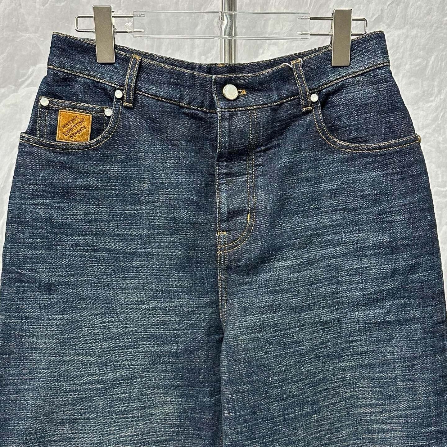 Louis Vuitton Louis Vuitton Nigo Wide-Leg Denim Pants Size US 30 / EU 46 - 2 Thumbnail