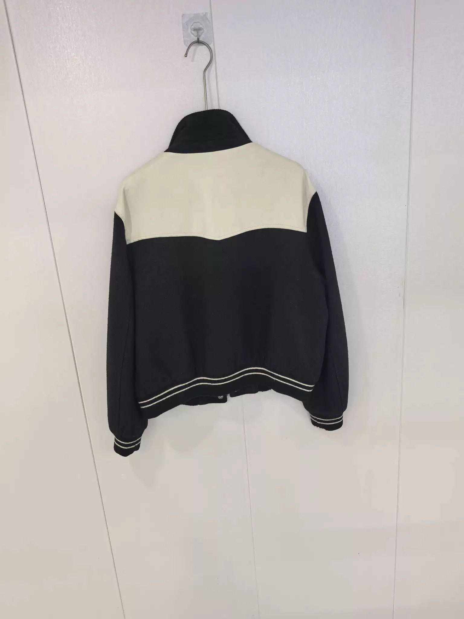 Celine Celine Black and White Baseball Jacket Size US M / EU 48-50 / 2 - 2 Thumbnail