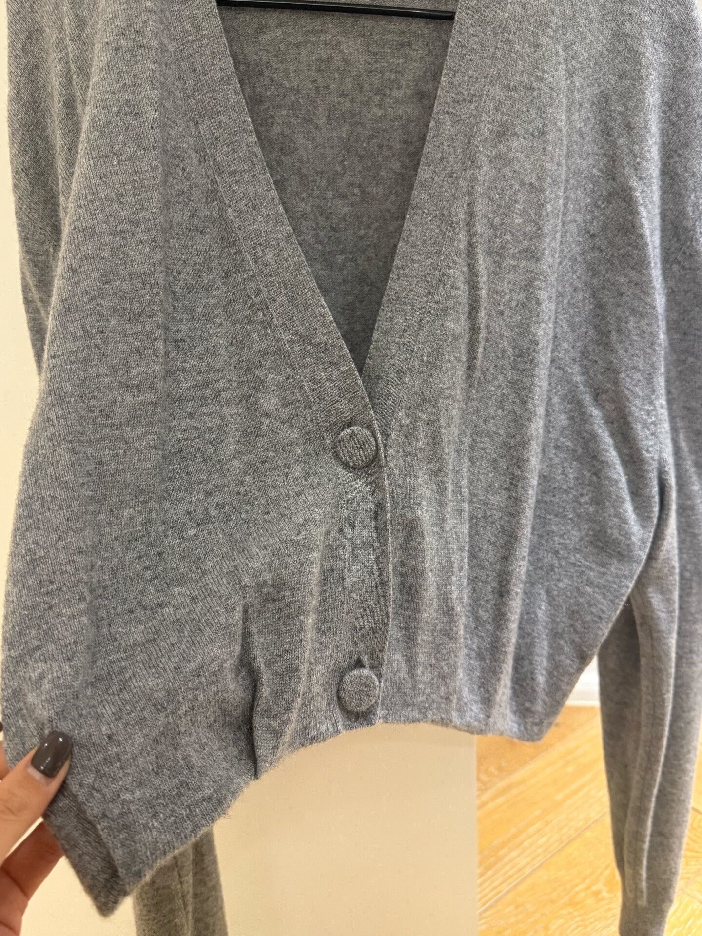 Dries Van Noten Dries Van Noten Gray Cashmere Cardigan Size US M / EU 48-50 / 2 - 2 Thumbnail