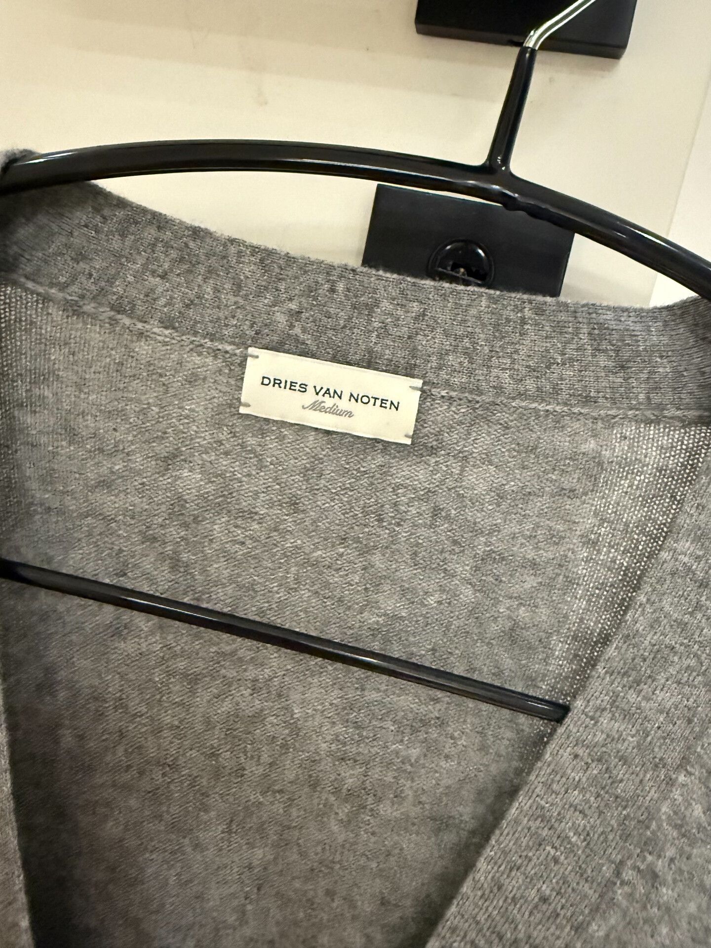 Dries Van Noten Dries Van Noten Gray Cashmere Cardigan Size US M / EU 48-50 / 2 - 3 Thumbnail