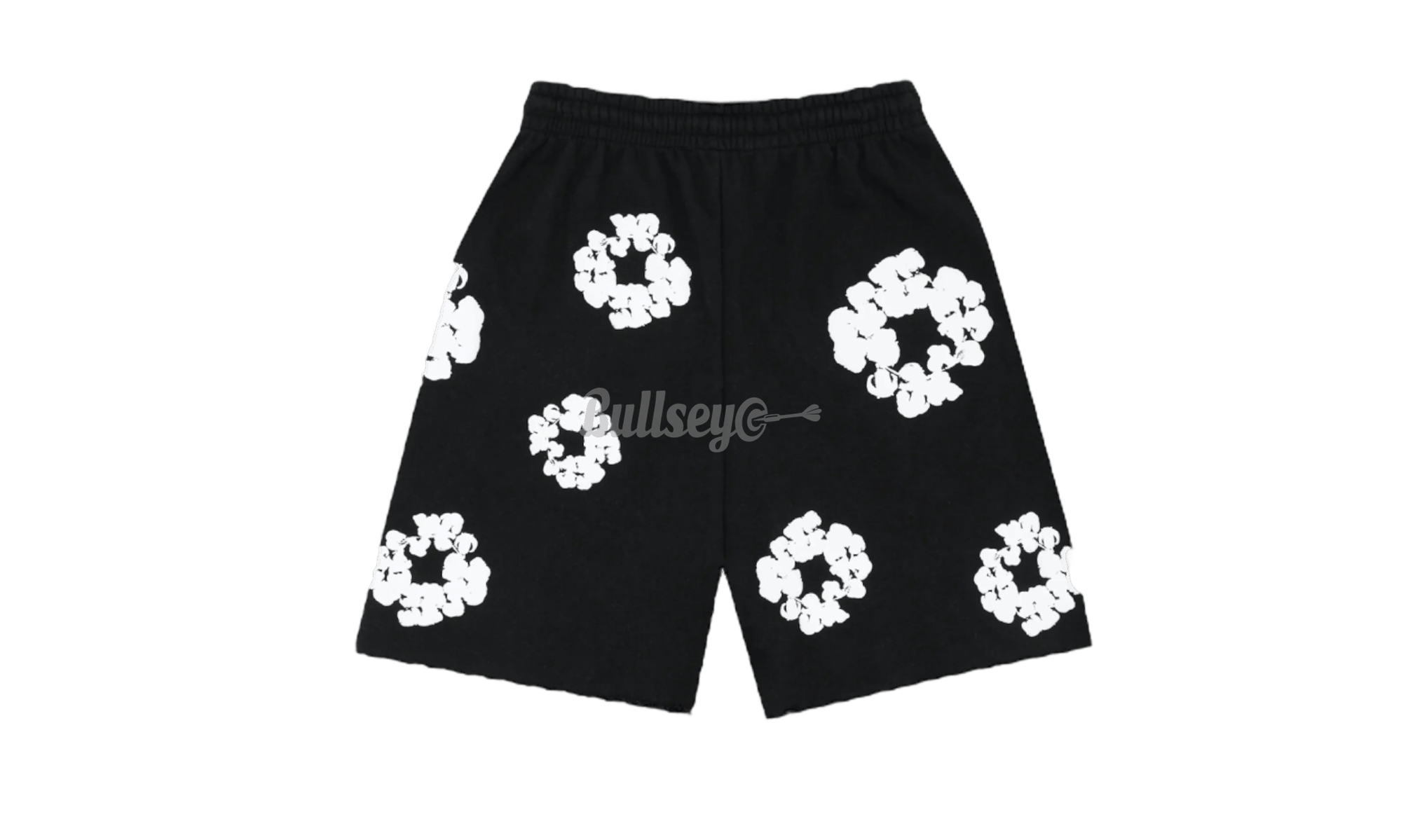 DENIM TEARS The Cotton Wreath Black Sweat Shorts Size US 36 / EU 52 - 2 Thumbnail