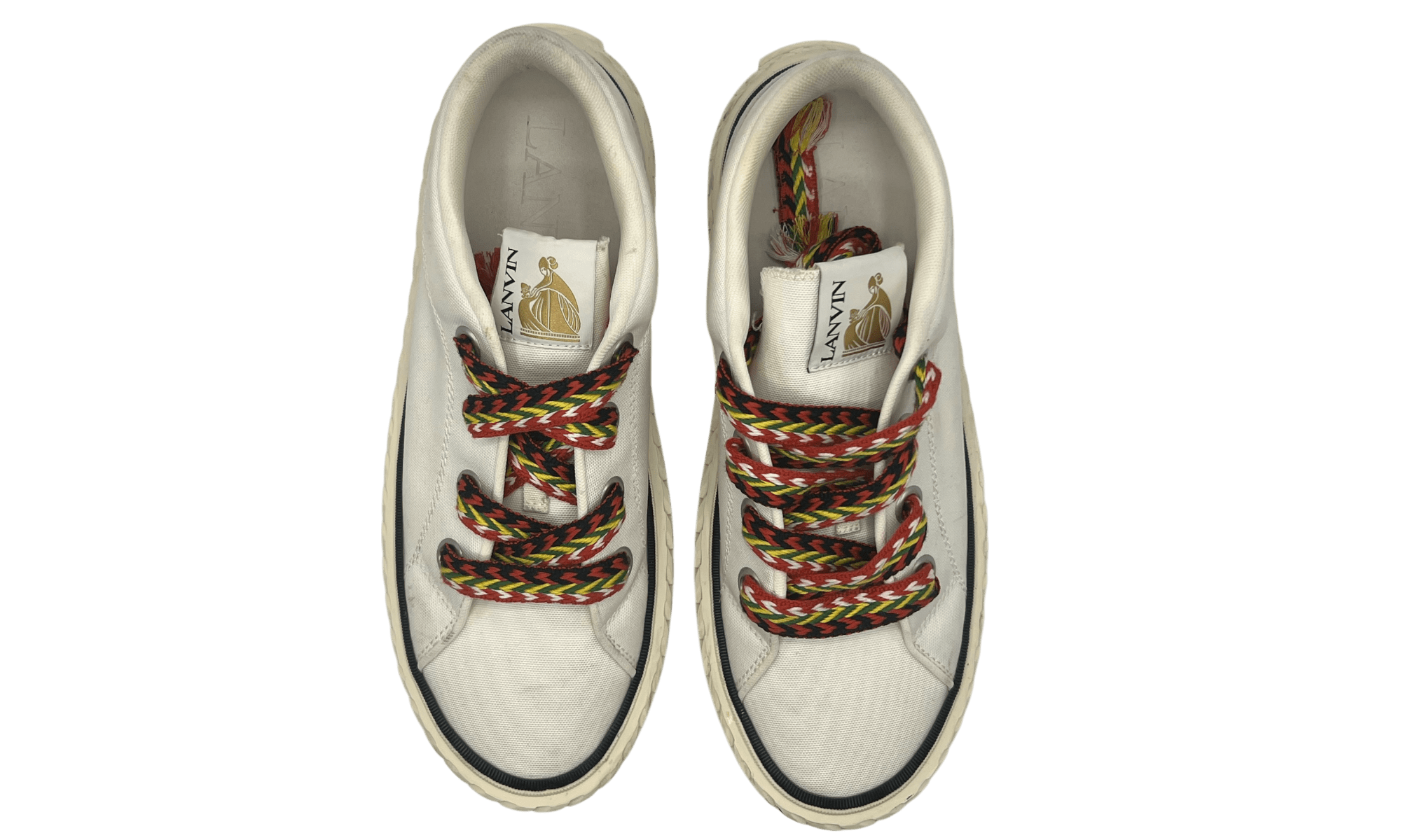 Lanvin Curbies Low "White" (PreOwned) Size US 10 / EU 43 - 4 Thumbnail