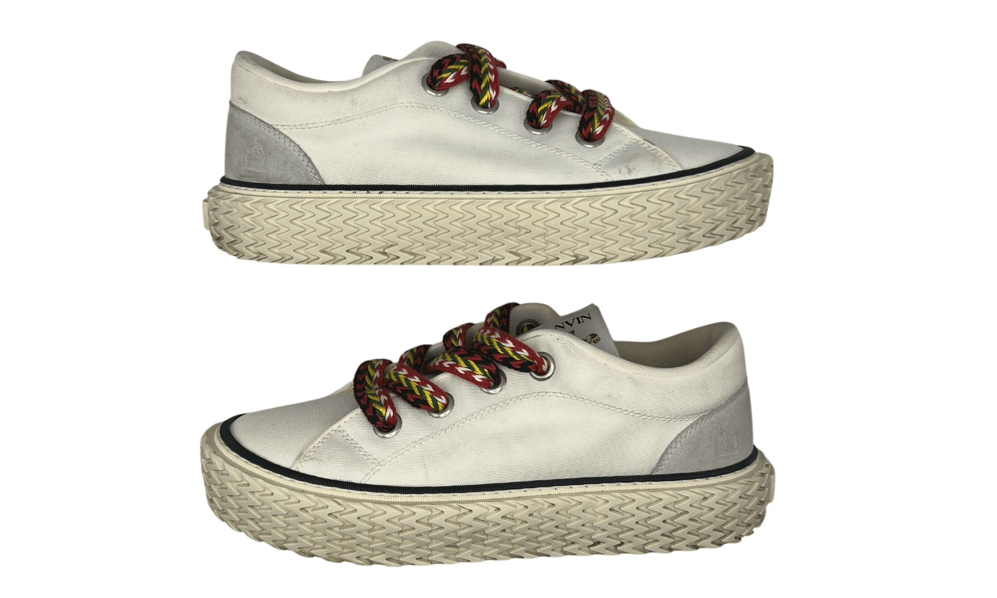 Lanvin Curbies Low "White" (PreOwned) Size US 10 / EU 43 - 2 Thumbnail