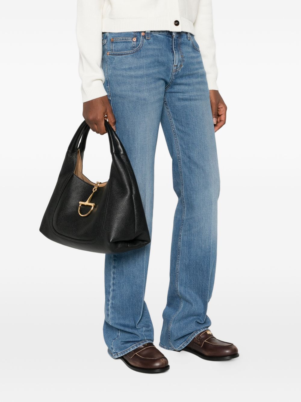 Gucci SOFTBIT LEATHER SHOULDER BAG Size ONE SIZE - 5 Thumbnail