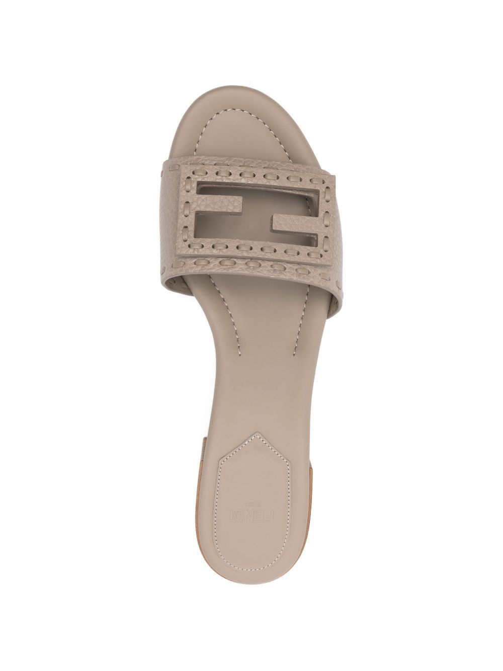 Fendi BAGUETTE LEATHER MULES Size US 7.5 / IT 37.5 - 3 Thumbnail