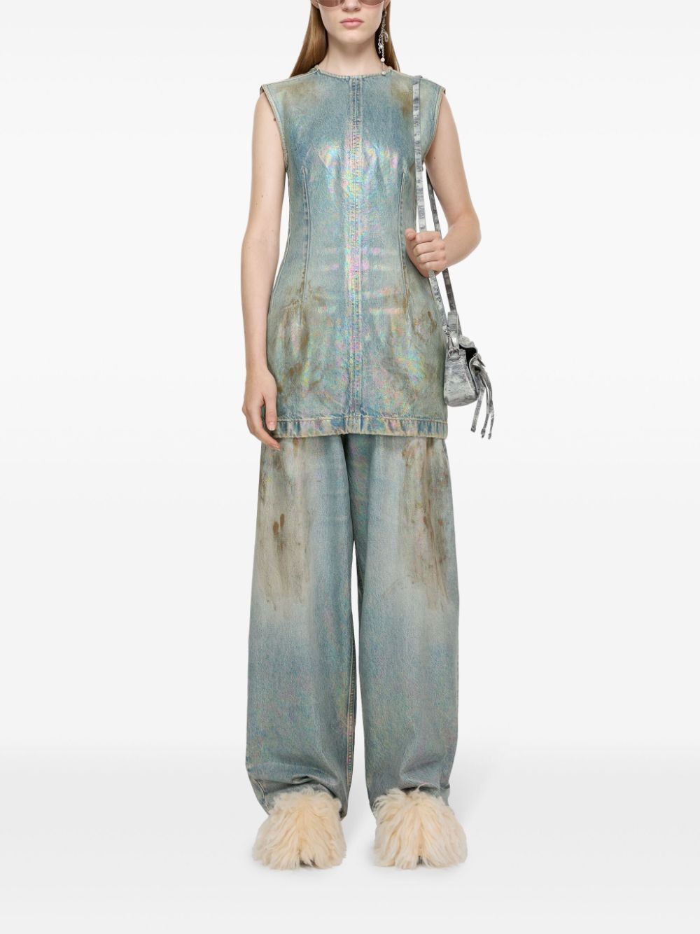 Acne Studios COTTON MINI DRESS Size XS / US 0-2 / IT 36-38 - 6 Thumbnail