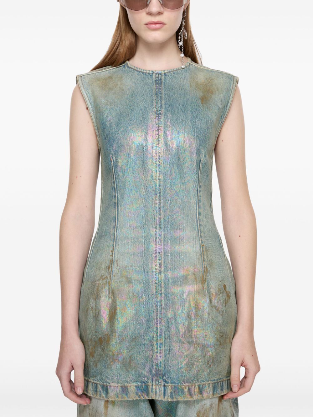 Acne Studios COTTON MINI DRESS Size XS / US 0-2 / IT 36-38 - 2 Thumbnail