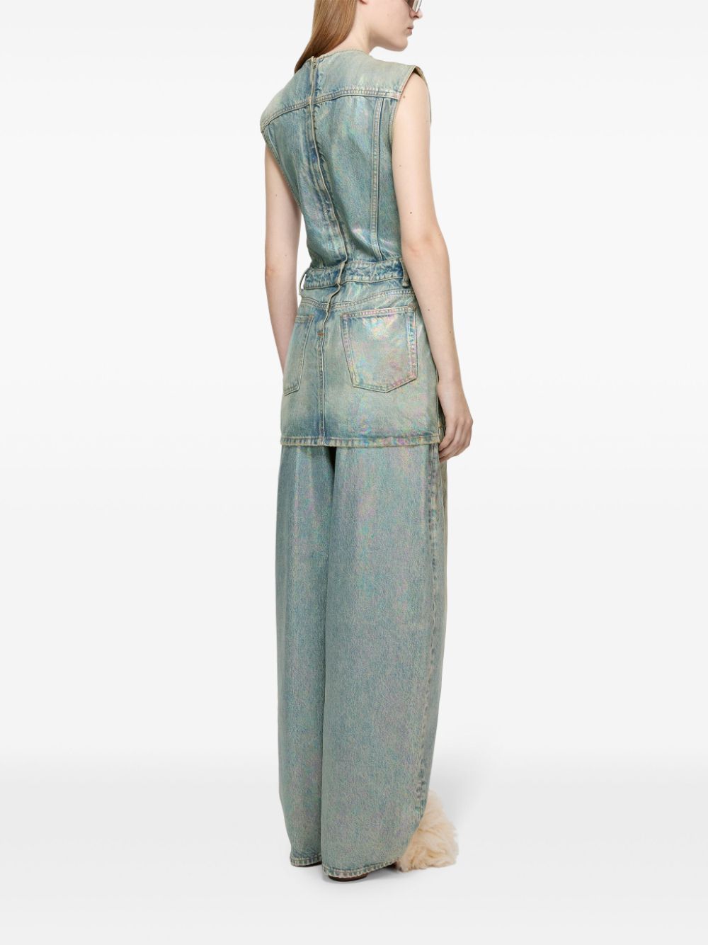 Acne Studios COTTON MINI DRESS Size XS / US 0-2 / IT 36-38 - 4 Thumbnail