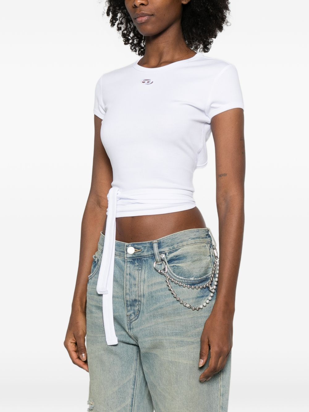 Diesel COTTON T-SHIRT Size XS / US 0-2 / IT 36-38 - 2 Thumbnail